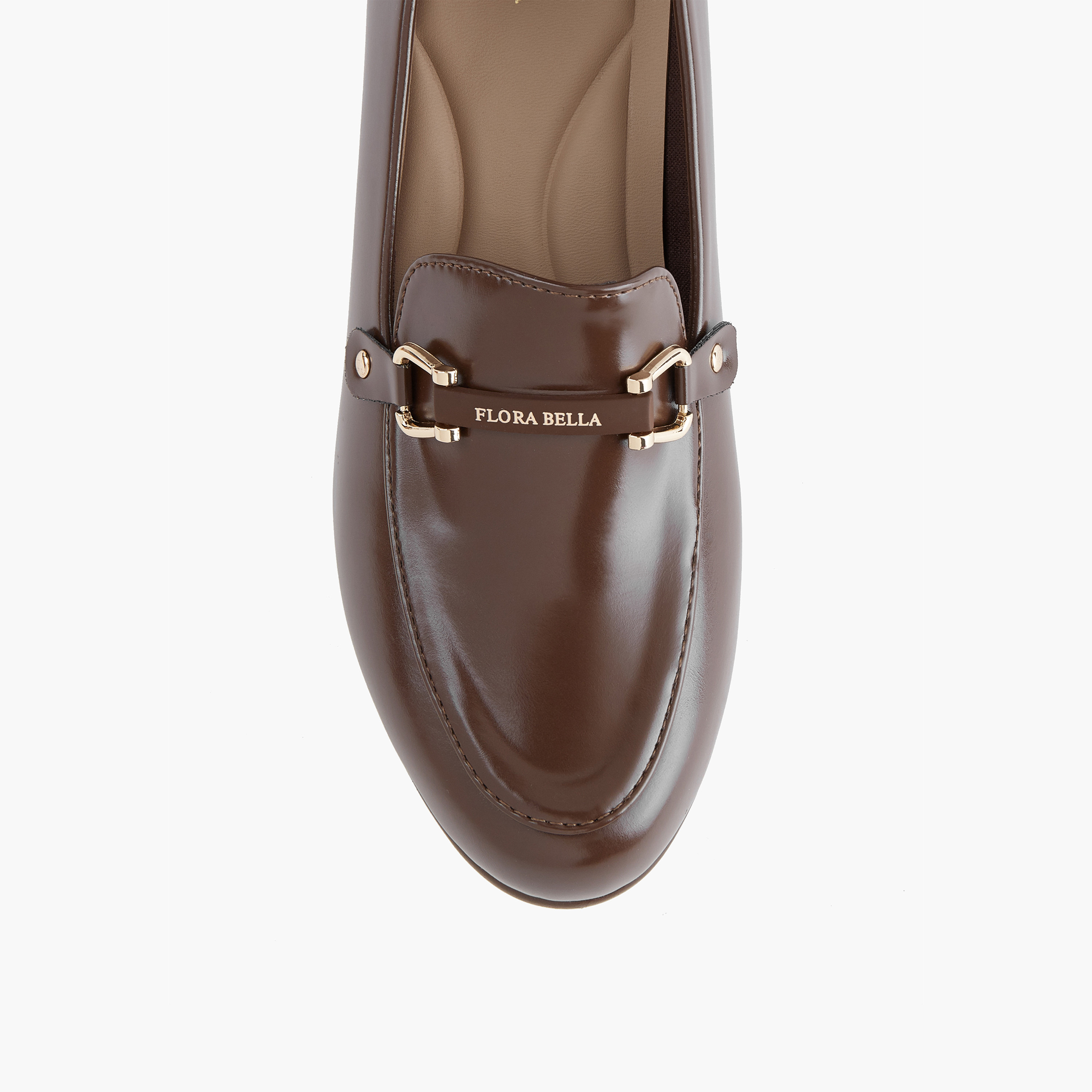 حذاء سهل الارتداء بتفاصيل محززة وكعب سميك من فلورا بيلا-women-shoes-heels-image-4
