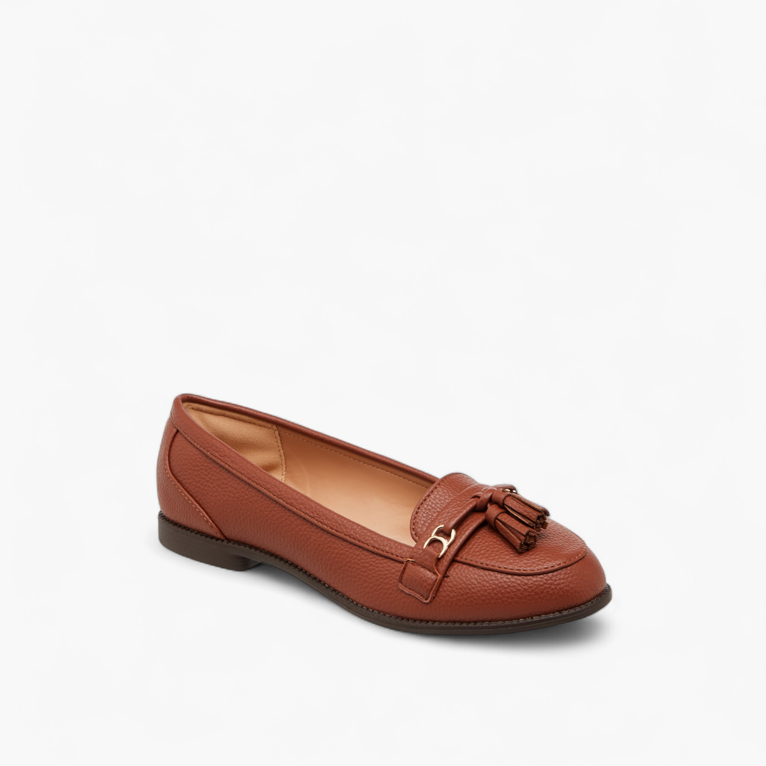 Paprika Tassel Accent Slip-On Loafers-women-shoes-loafersandmoccasins-image-2