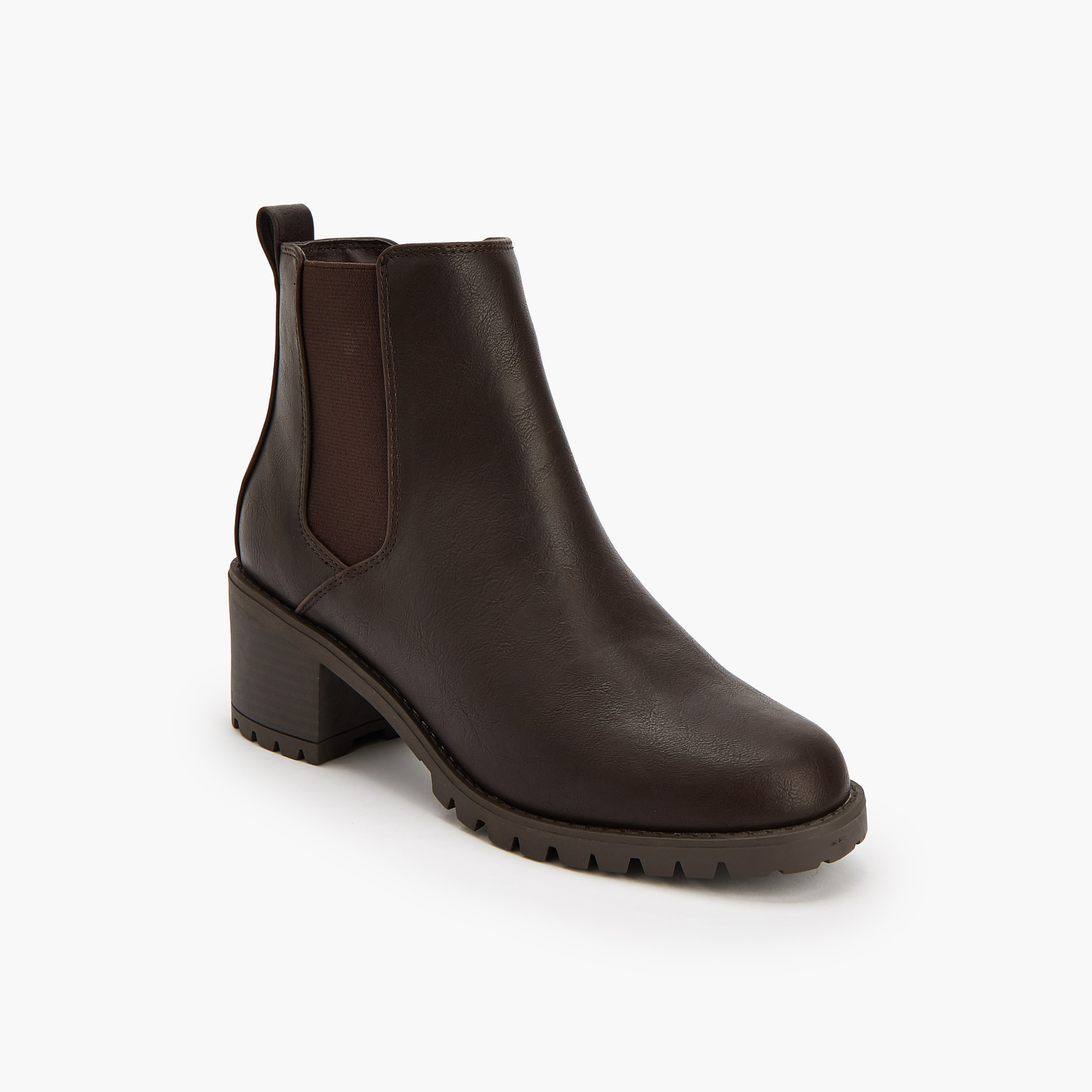 بوت طول الكاحل بكعب سميك للنساء من فلورا بيلا-women-shoes-boots-image-2