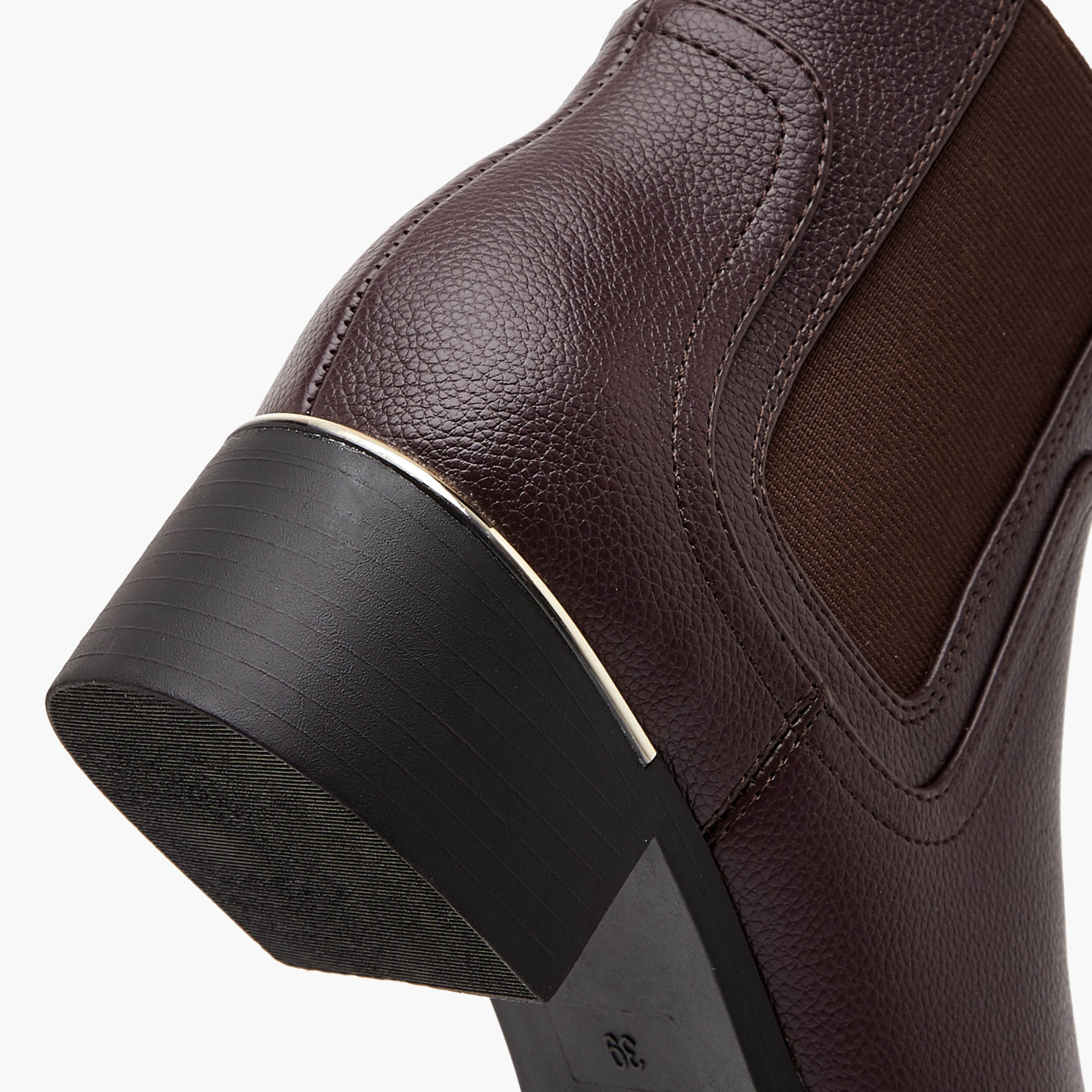 Flora Bella Solid Chelsea Ankle Boots with Block Heels-women-shoes-boots-image-5