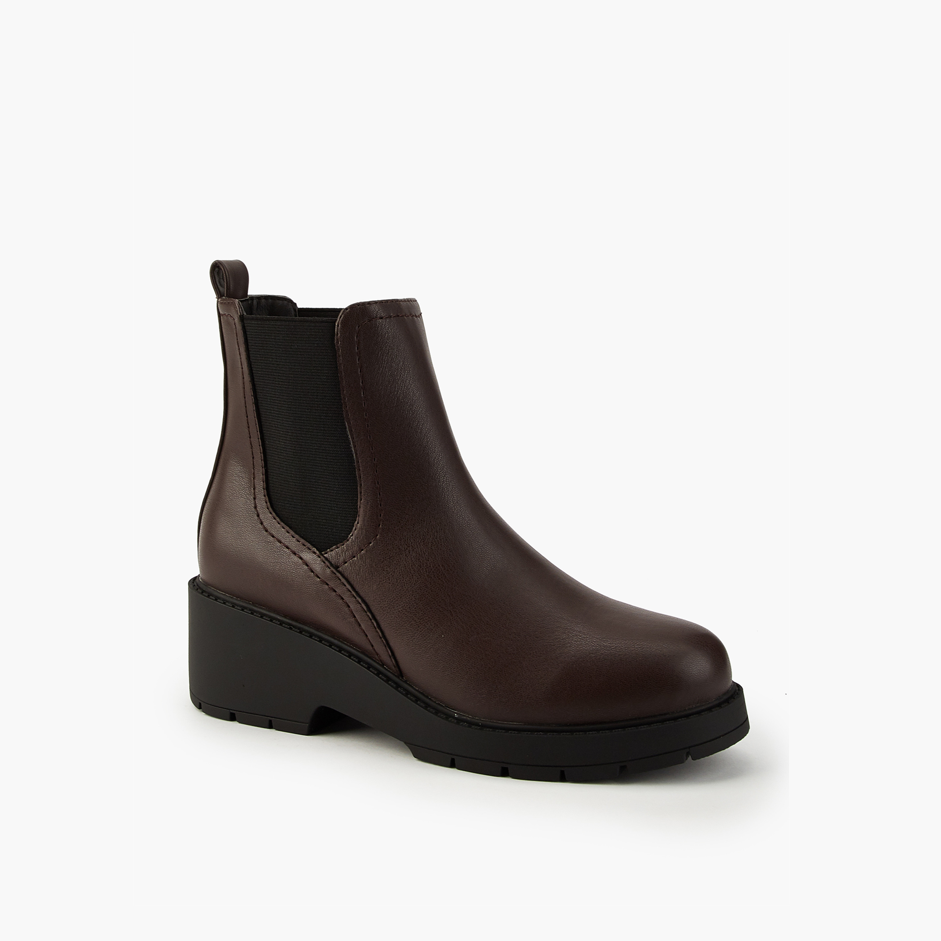 Flora Bella Women's Elastic Panel Slip-On Ankle Boots-women-shoes-boots-image-3