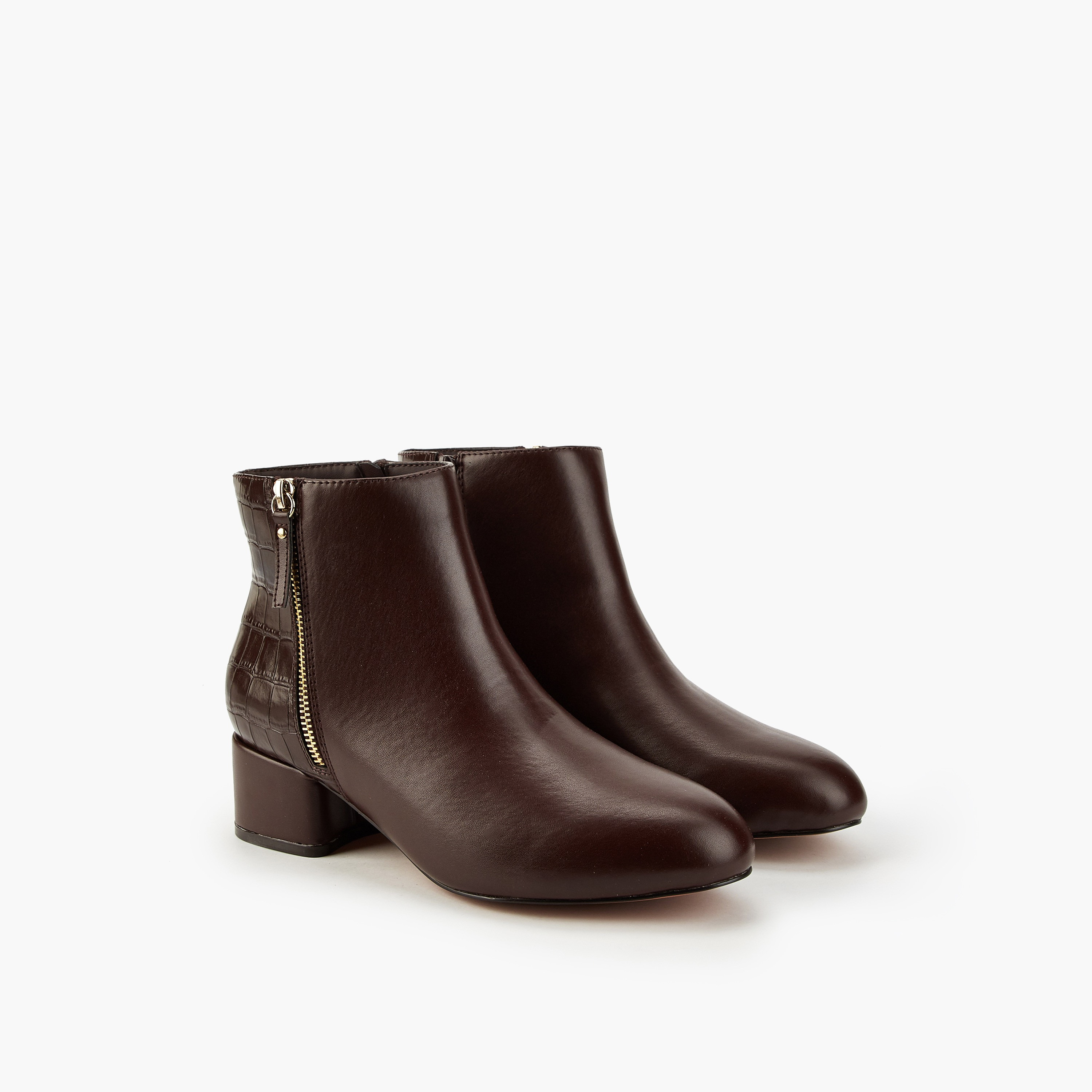 Flora Bella Women Zip Closure Ankle Boots-women-shoes-boots-image-1