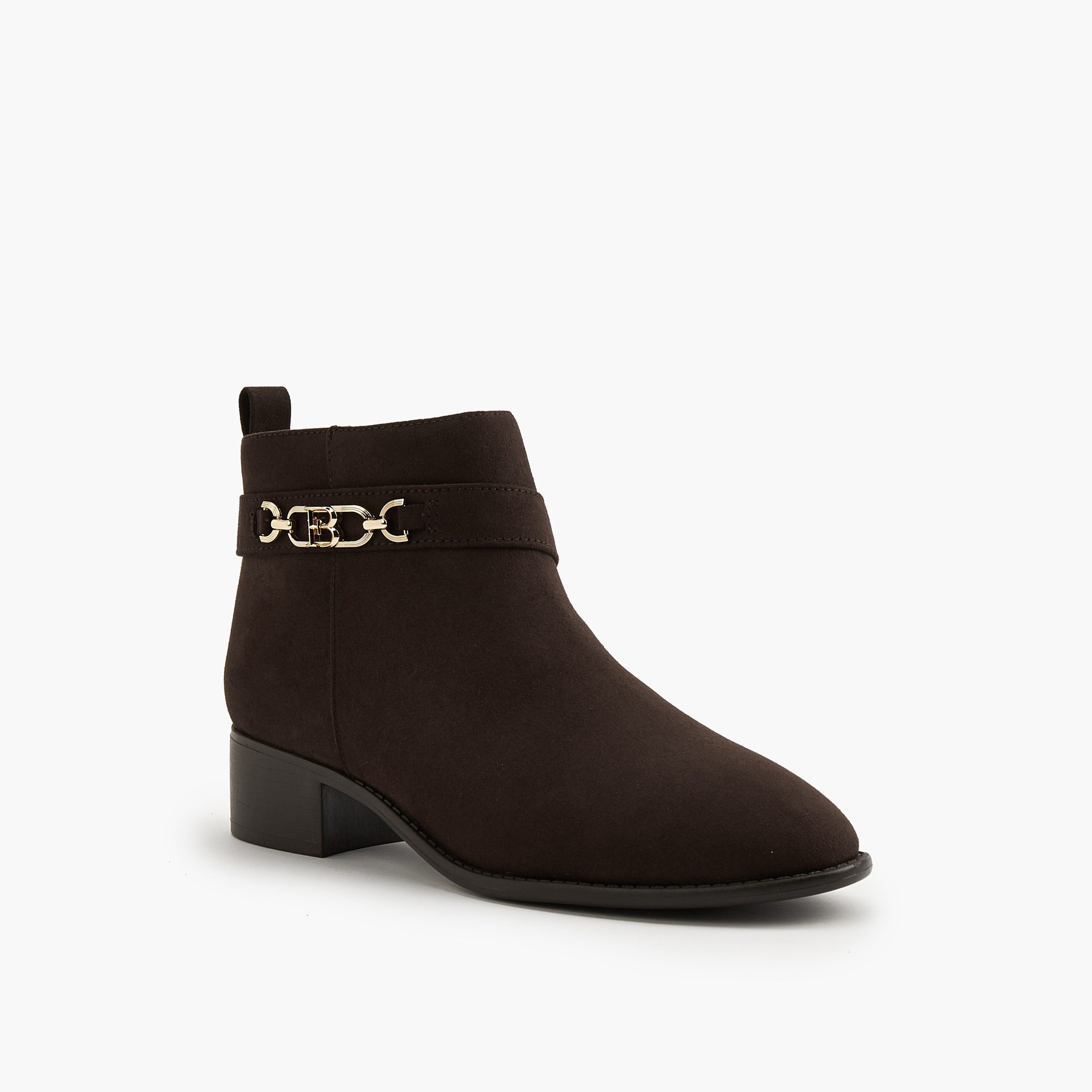 Flora Bella Chain Accent Ankle Boots with Zip Closure-women-shoes-boots-image-3