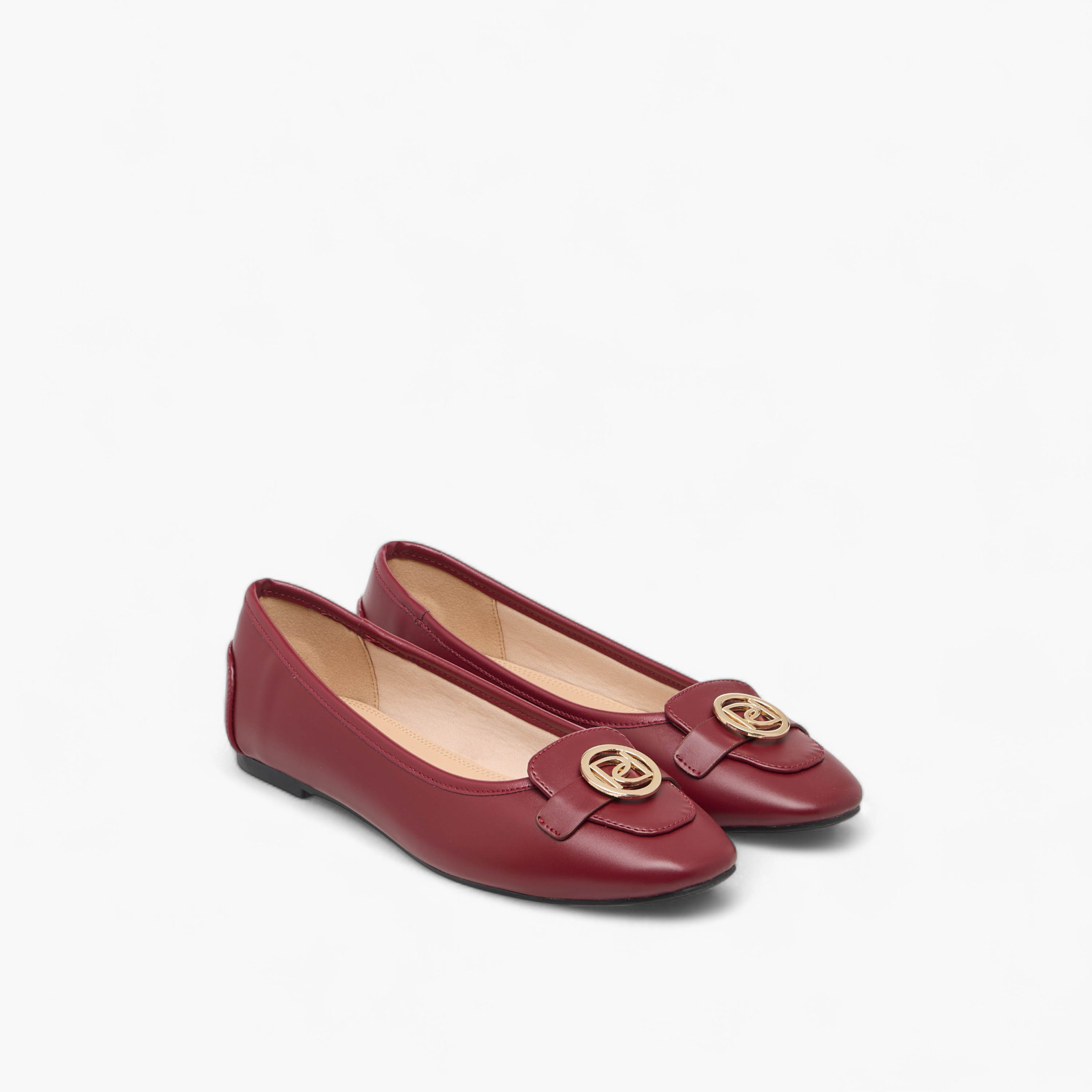 Paprika Logo Accent Slip-On Ballerina Shoes-women-shoes-ballerinas-image-1
