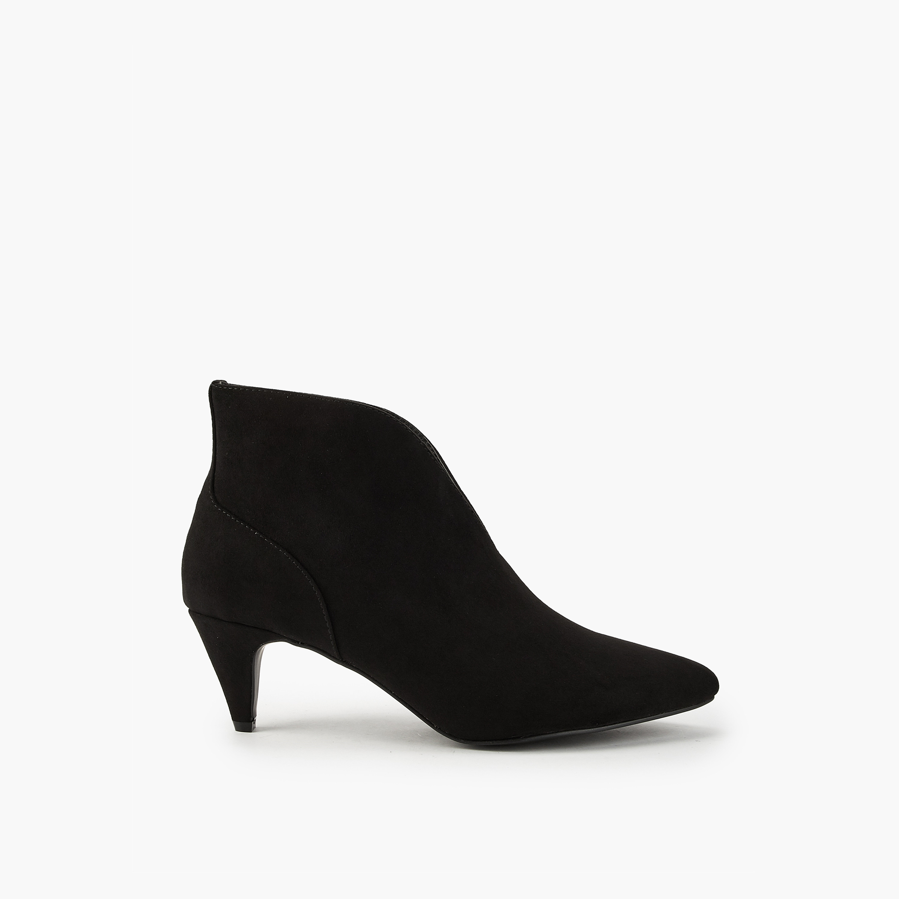 Flora Bella Women's Cone Heel Slip-On Ankle Boots-women-winterwear-boots-image-2