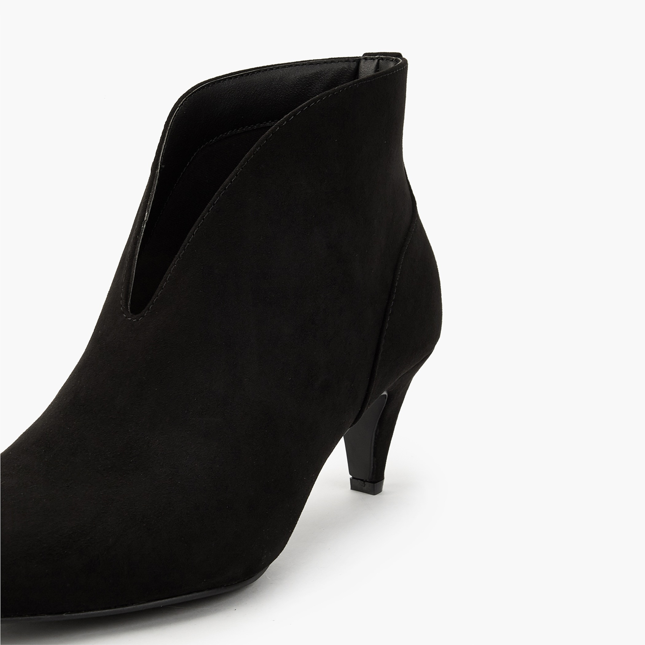 Flora Bella Women's Cone Heel Slip-On Ankle Boots-women-winterwear-boots-image-4