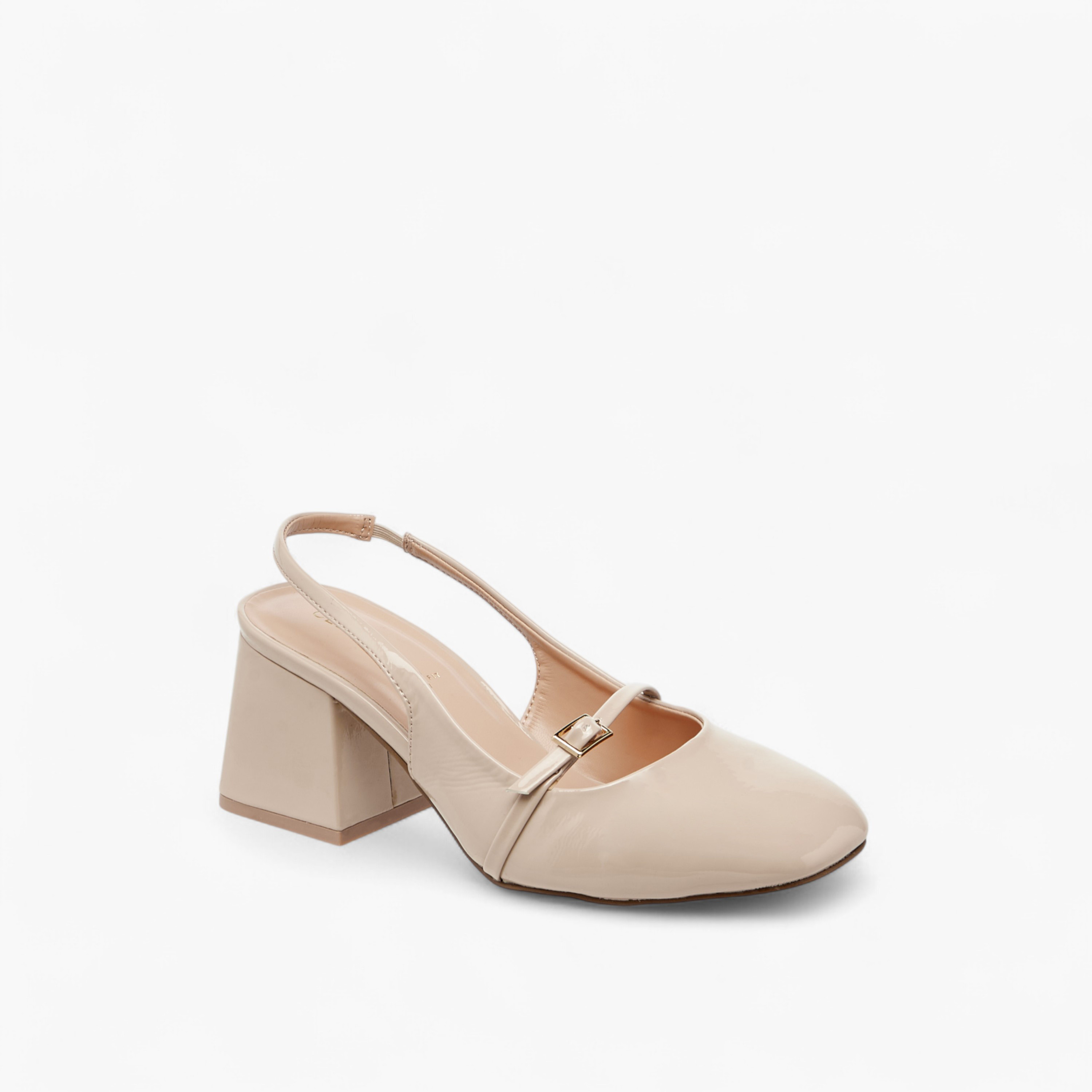 Celeste Women's Solid Slingback Shoes with Block Heels-women-shoes-heels-image-2