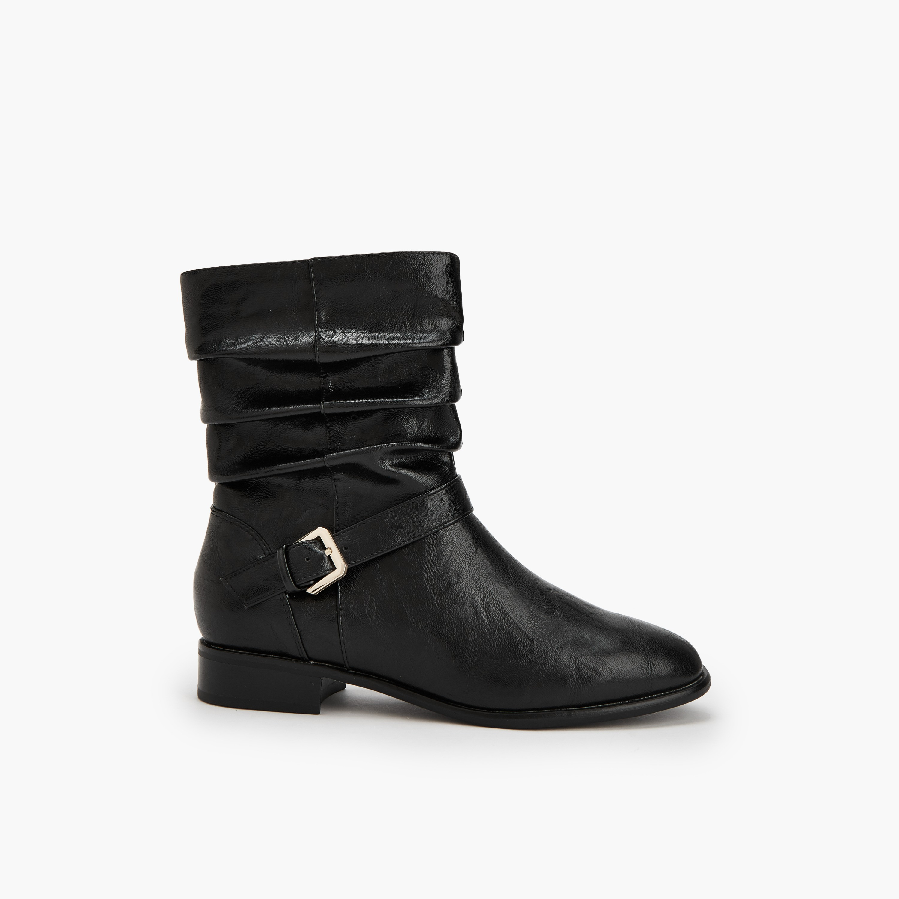 Flora Bella Women Buckle Accent High Shaft Boots-women-shoes-boots-image-3