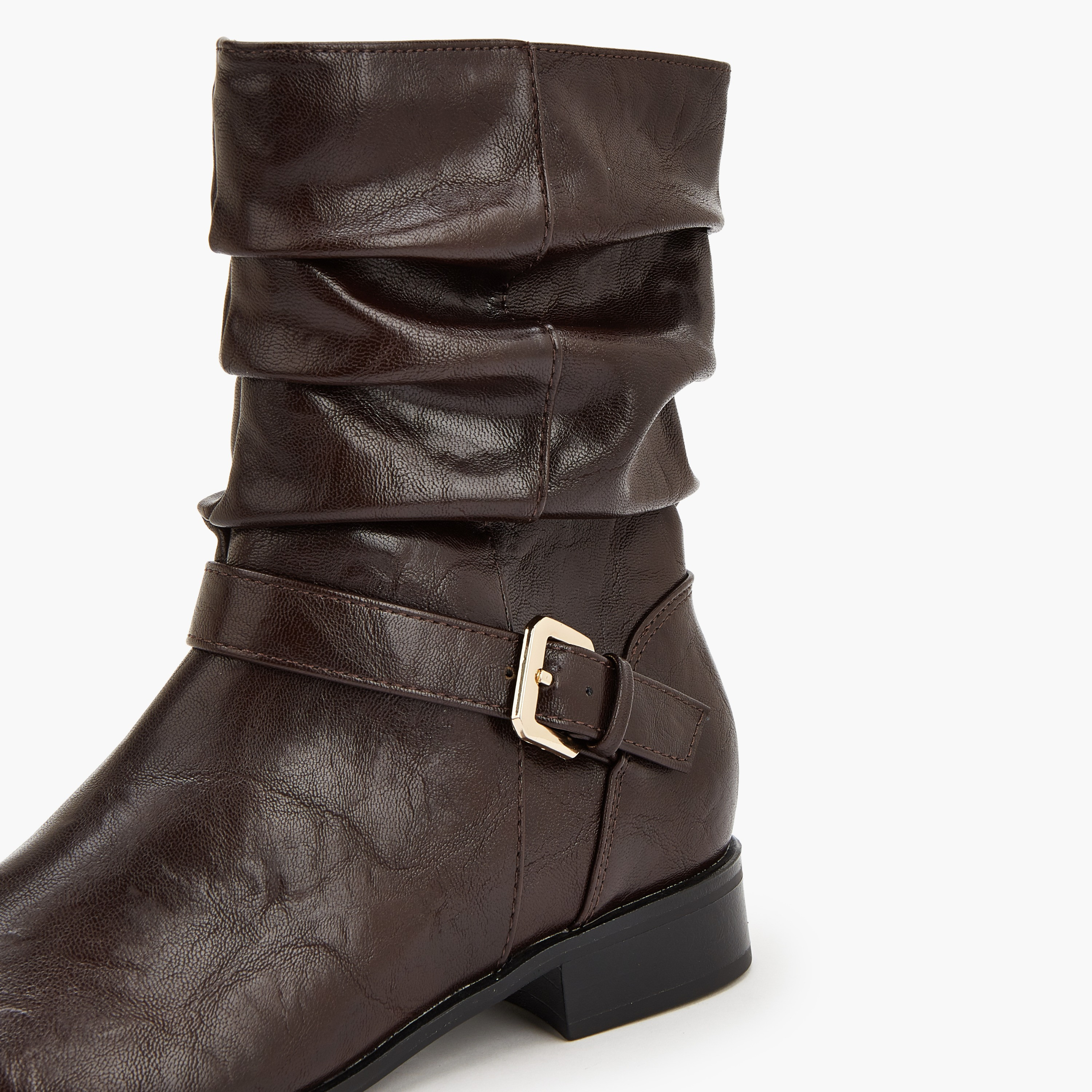 Flora Bella Women Buckle Accent High Shaft Boots-women-shoes-boots-image-4