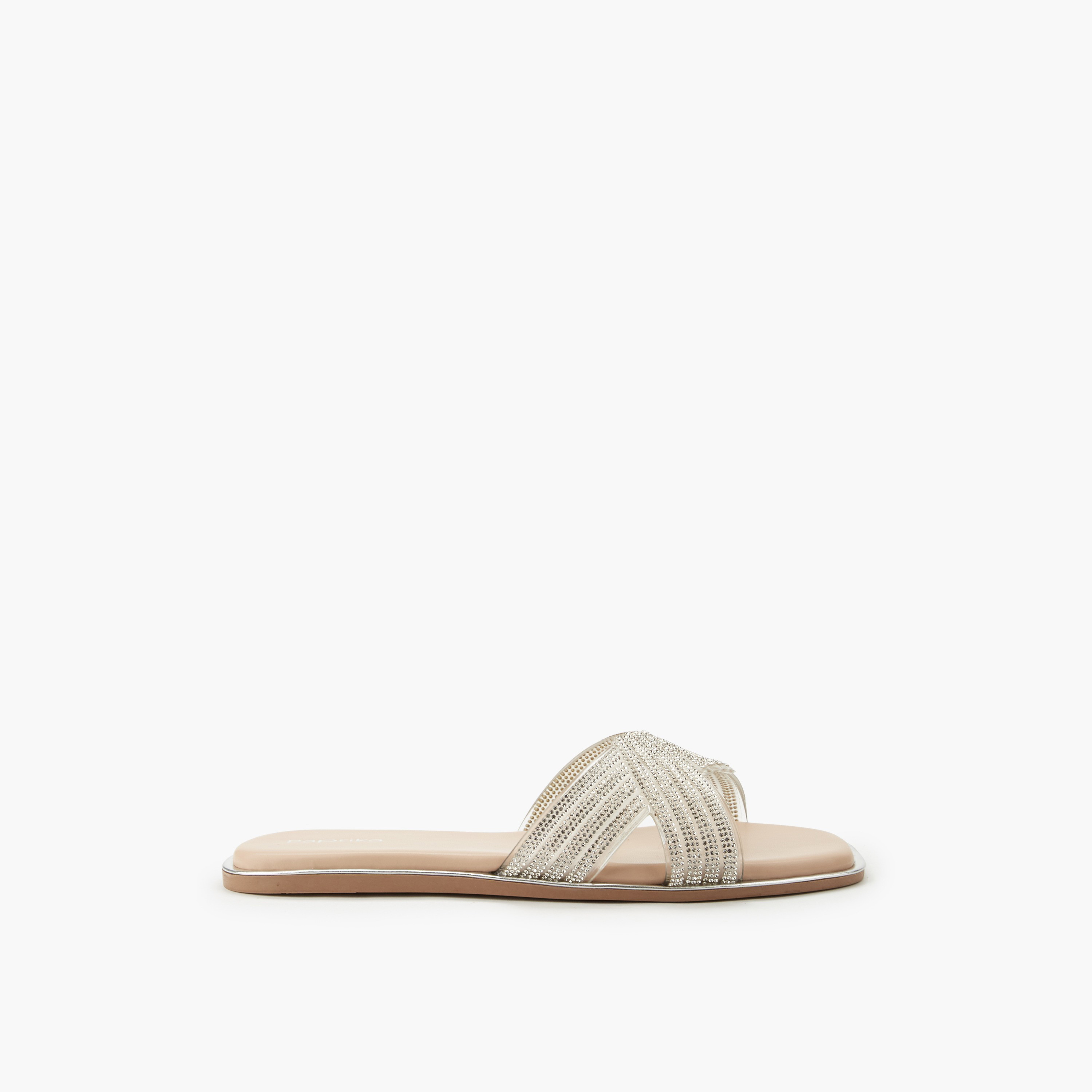 Paprika Women Embellished Cross Strap Sandals-women-shoes-flats-sandals-image-3
