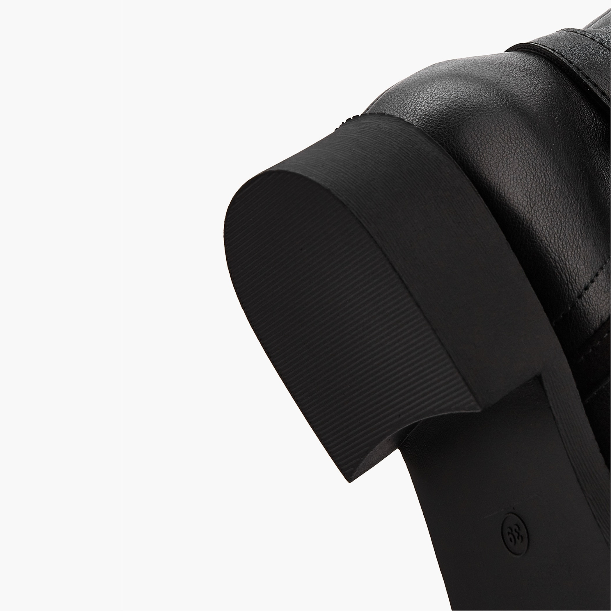 Flora Bella Buckle Detail High Shaft Boots with Zip Closure-women-shoes-boots-image-3