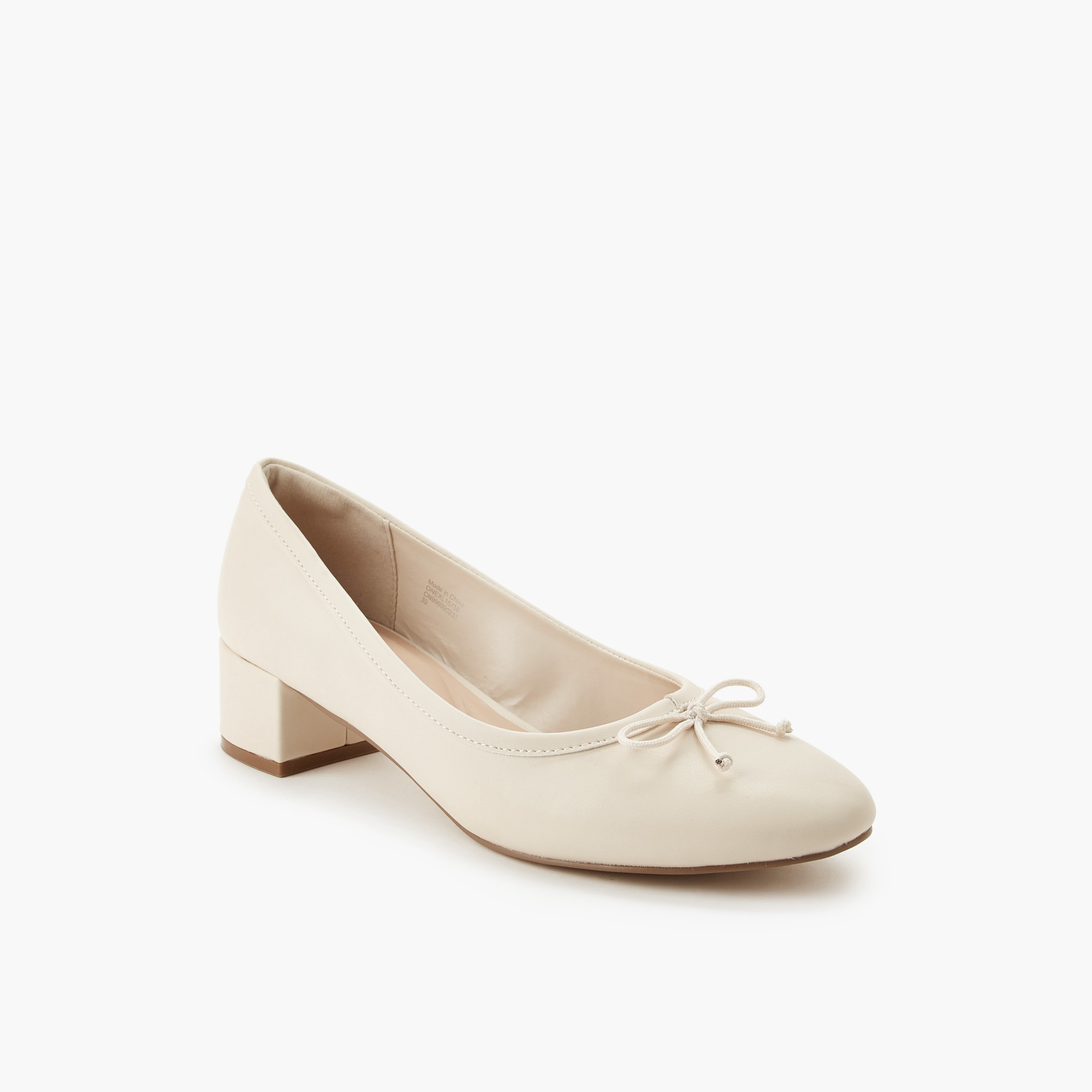 Celeste Women Bow Detail Block Heel Pumps-women-shoes-sandals-heeled-image-2