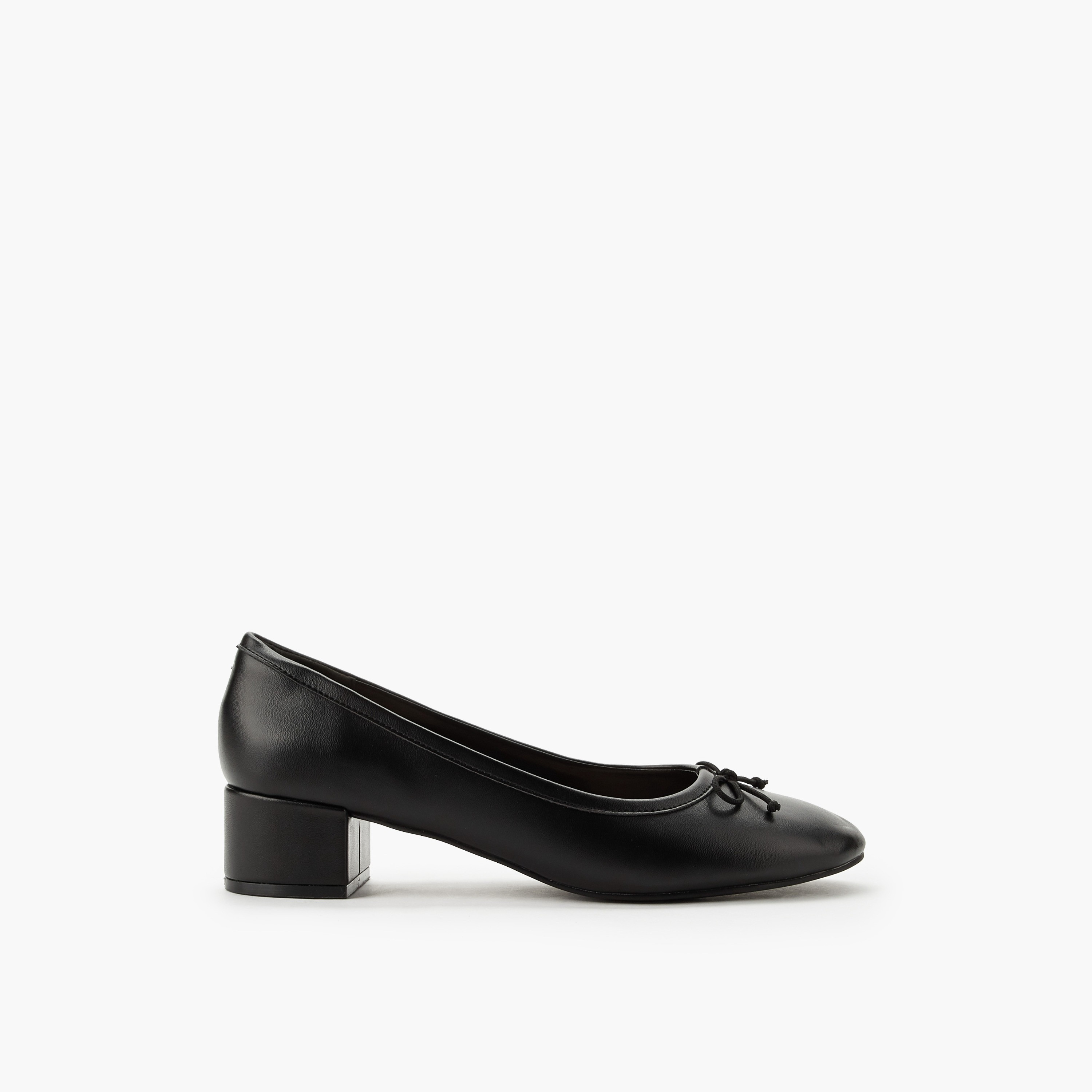 Celeste Women Bow Detail Block Heel Pumps-women-shoes-heels-image-3