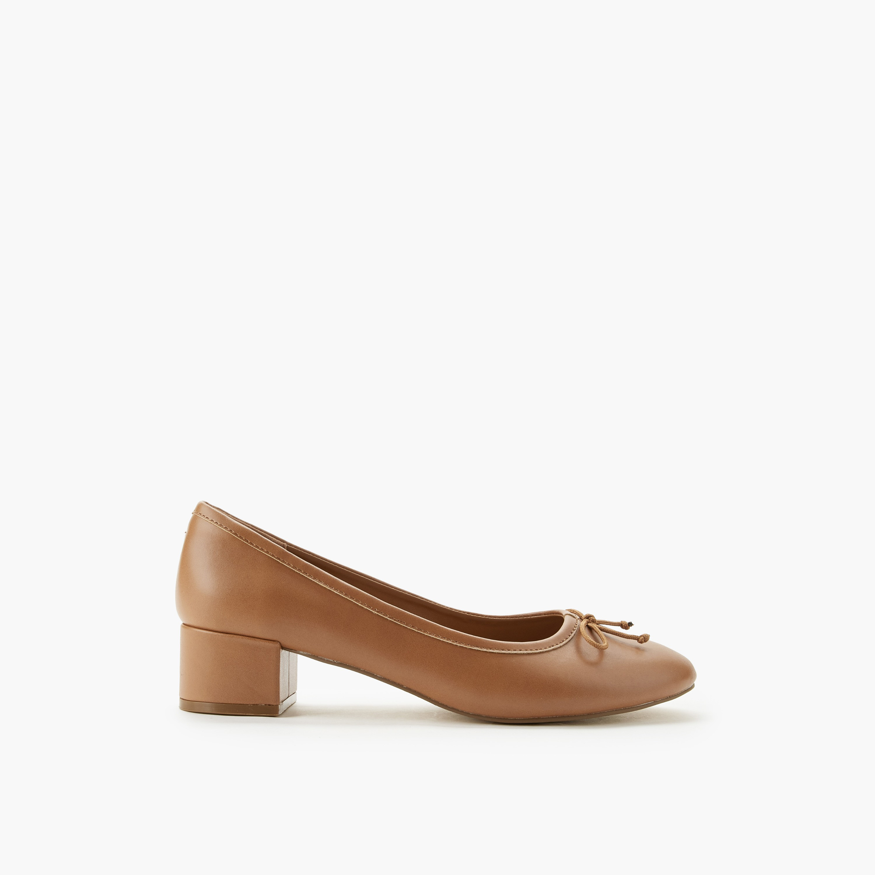 Celeste Women Bow Detail Block Heel Pumps-women-shoes-heels-image-3