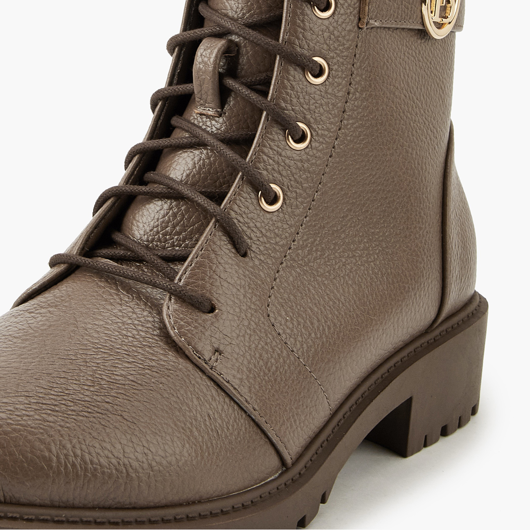 Flora Bella Solid Ankle Boots with Zip Closure-women-shoes-boots-image-4