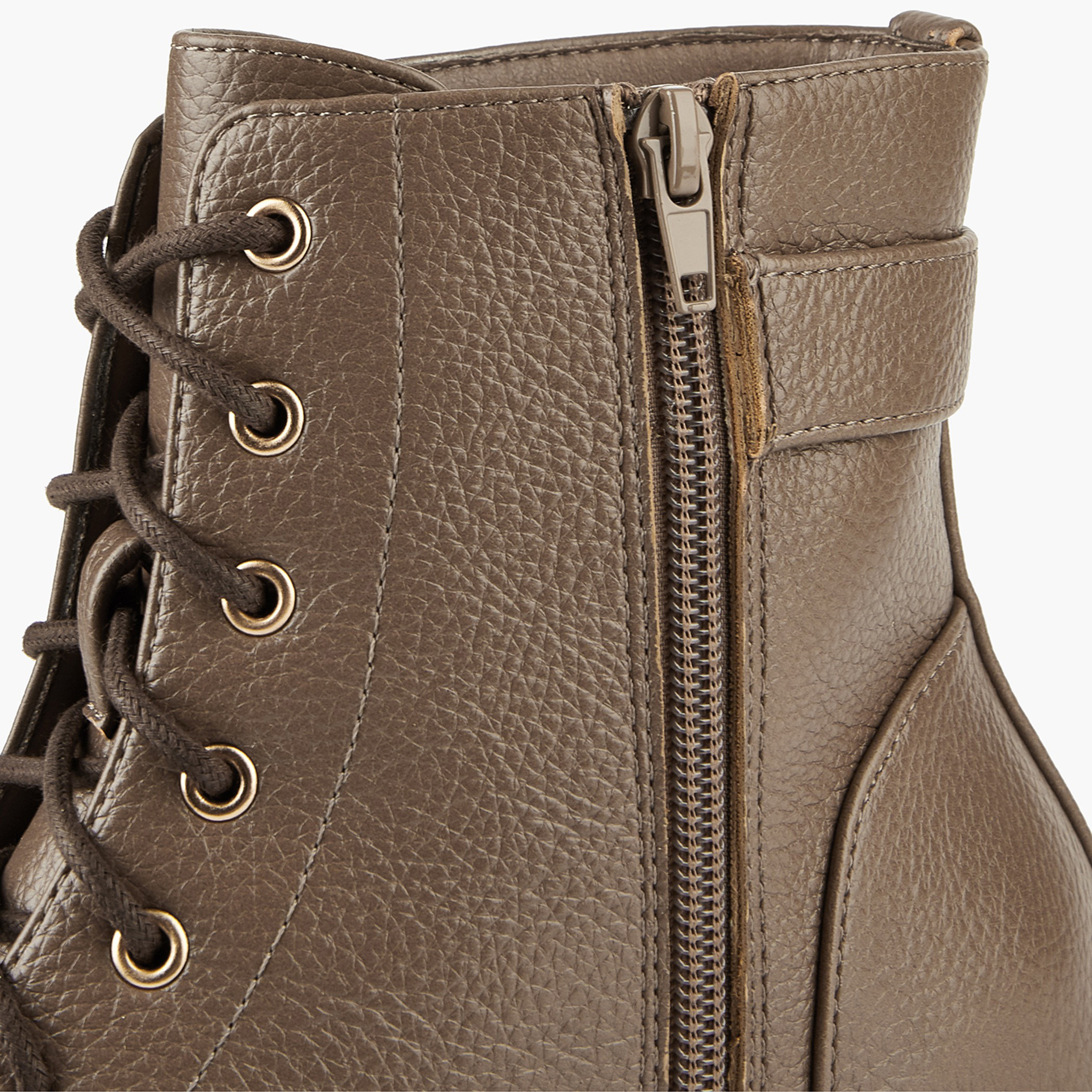 Flora Bella Solid Ankle Boots with Zip Closure-women-shoes-boots-image-6