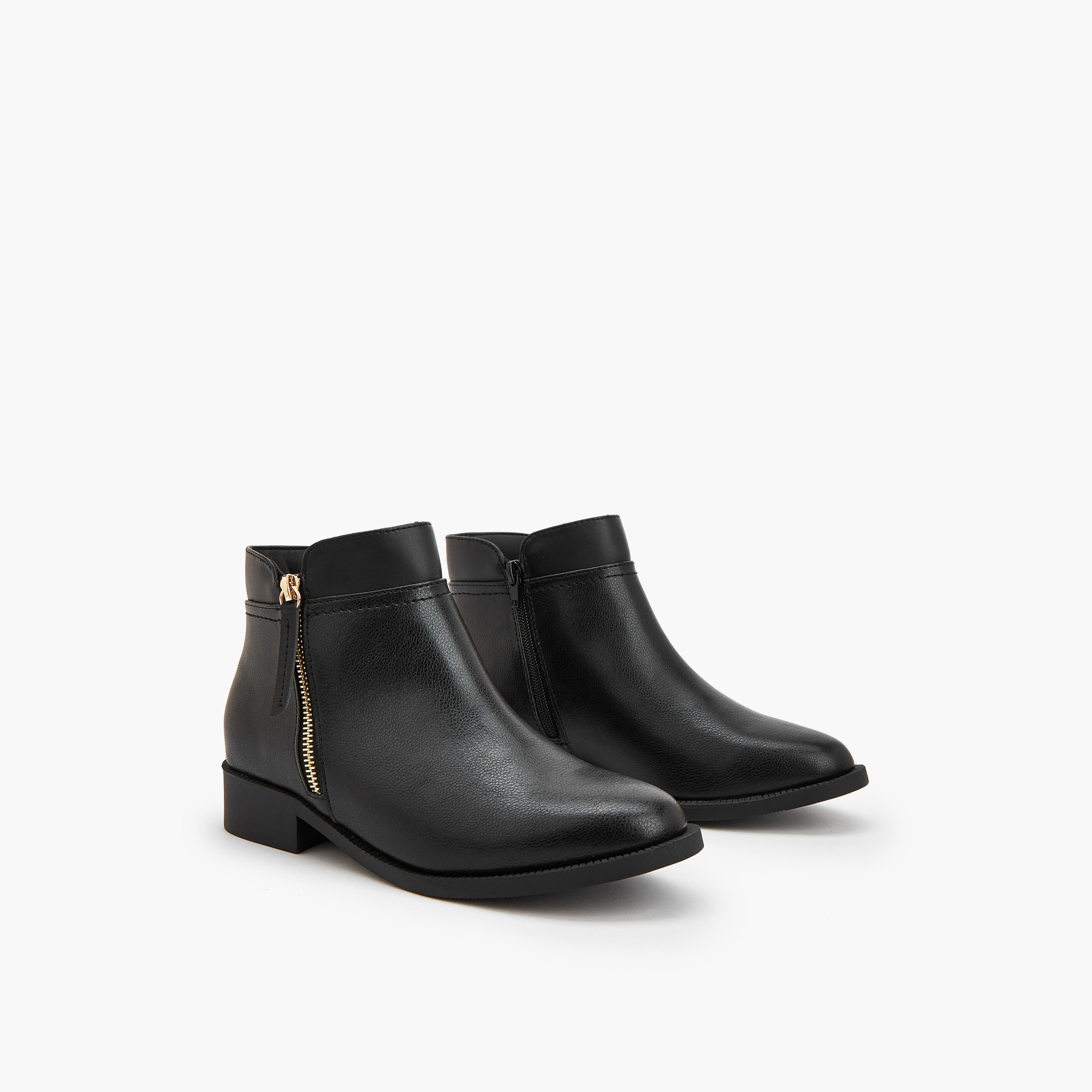 Flora Bella Women Textured Ankle Boots-women-shoes-boots-image-1