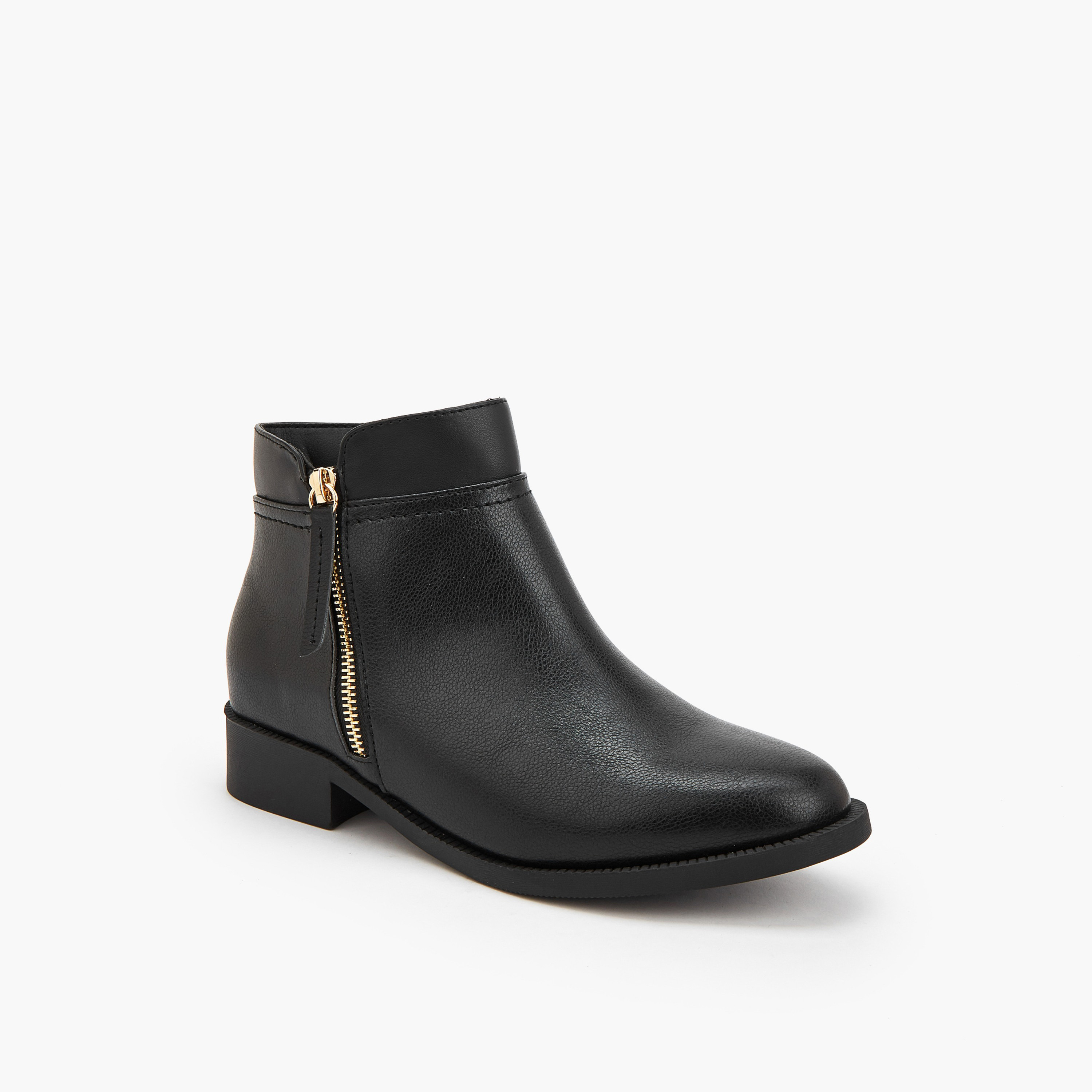 Flora Bella Women Textured Ankle Boots-women-shoes-boots-image-2
