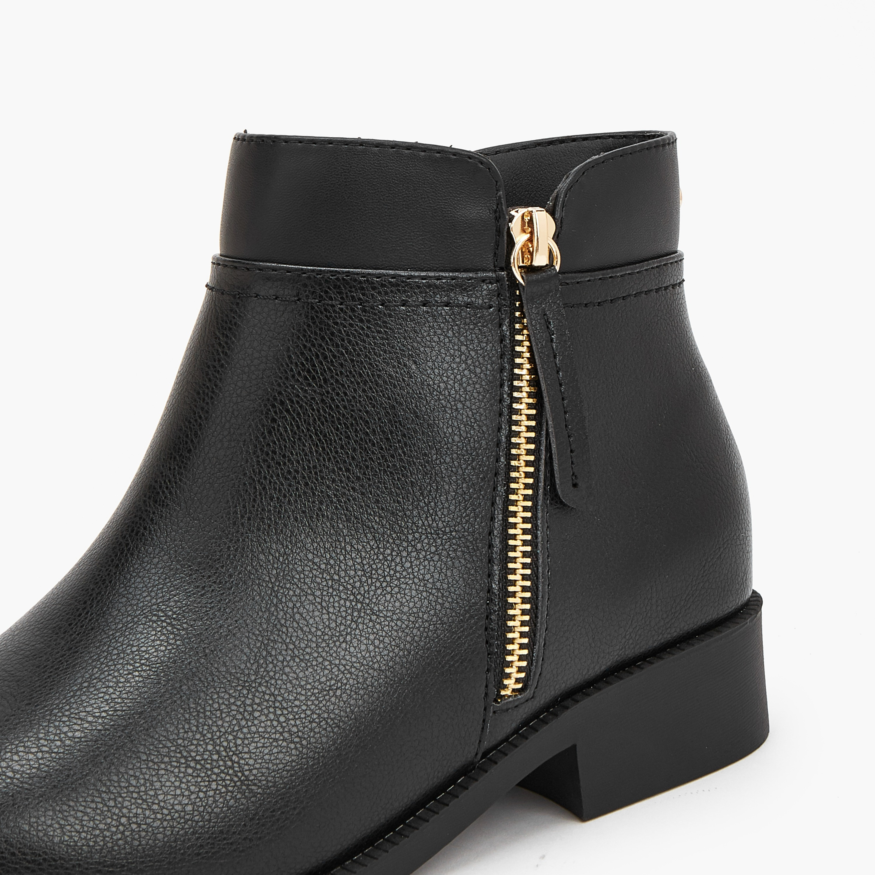 Flora Bella Women Textured Ankle Boots-women-shoes-boots-image-5