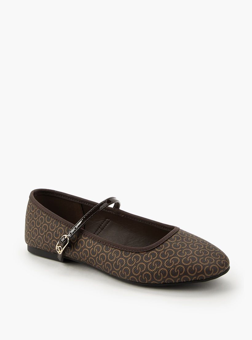 حذاء باليرينا بطبعات شعار للنساء من سيليست-women-shoes-ballerinas-image-3