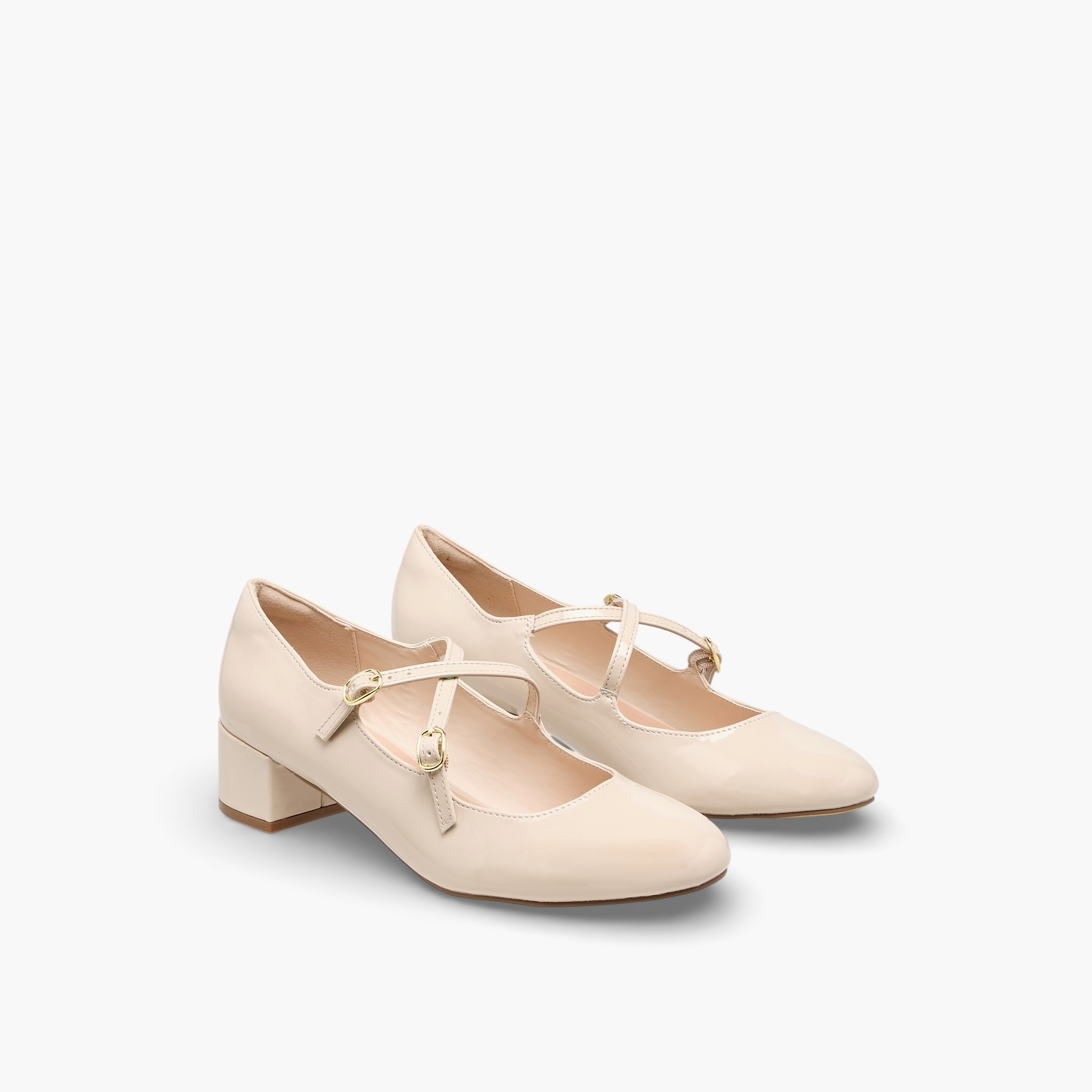 Celeste Women Buckle Closure Block Heel Mary Jane Shoes-women-shoes-sandals-heeled-image-1
