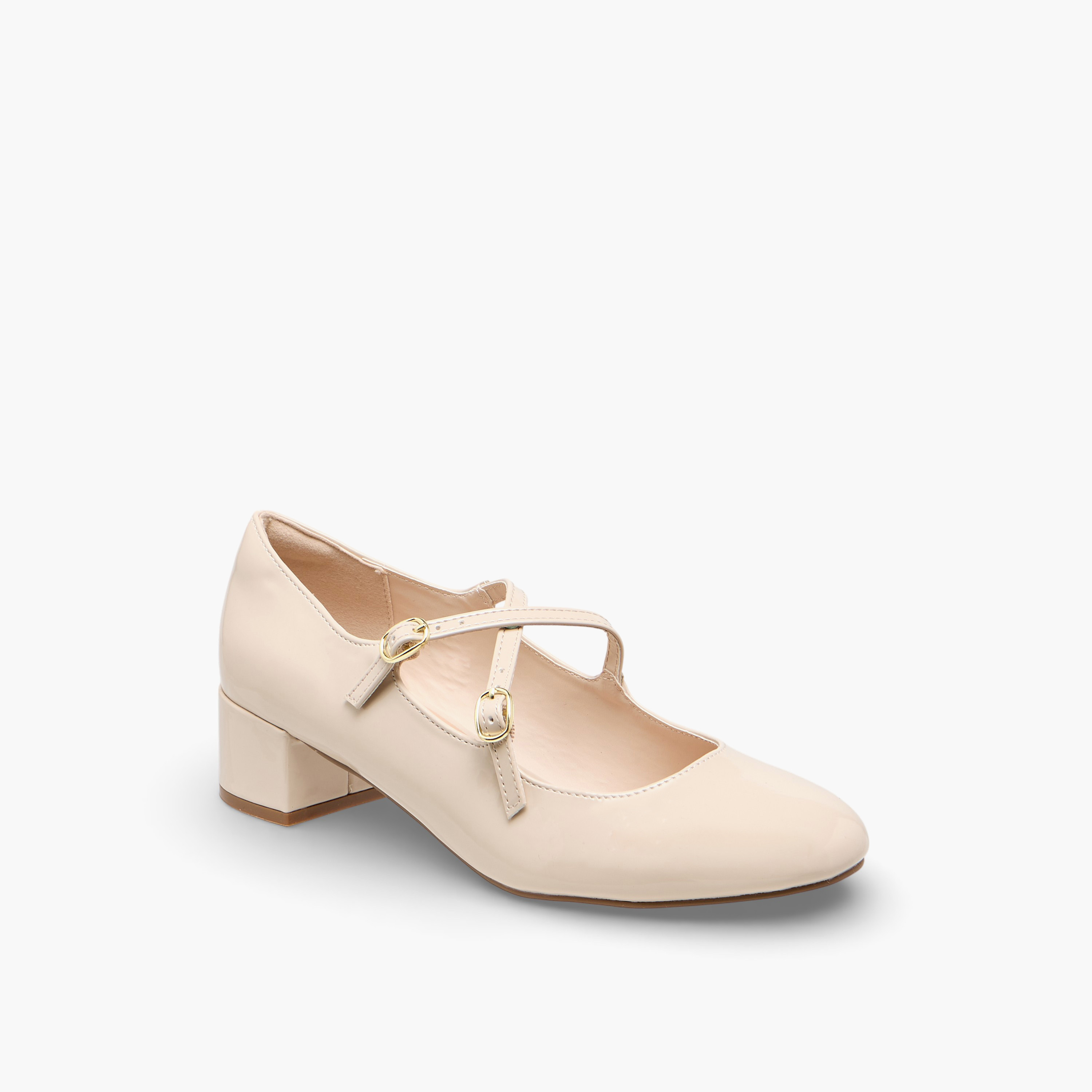 Celeste Women Buckle Closure Block Heel Mary Jane Shoes-women-shoes-sandals-heeled-image-2
