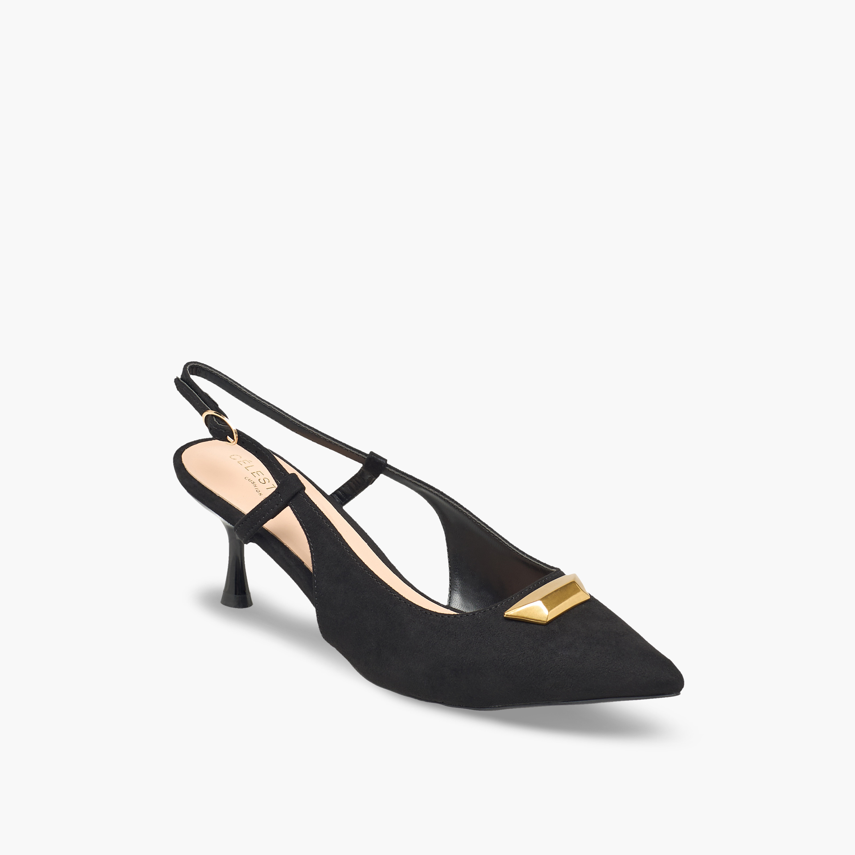 صندل بمقدمة مدببة وحزام خلفي وكعب متسع للنساء من سيليست-women-shoes-sandals-heeled-image-2
