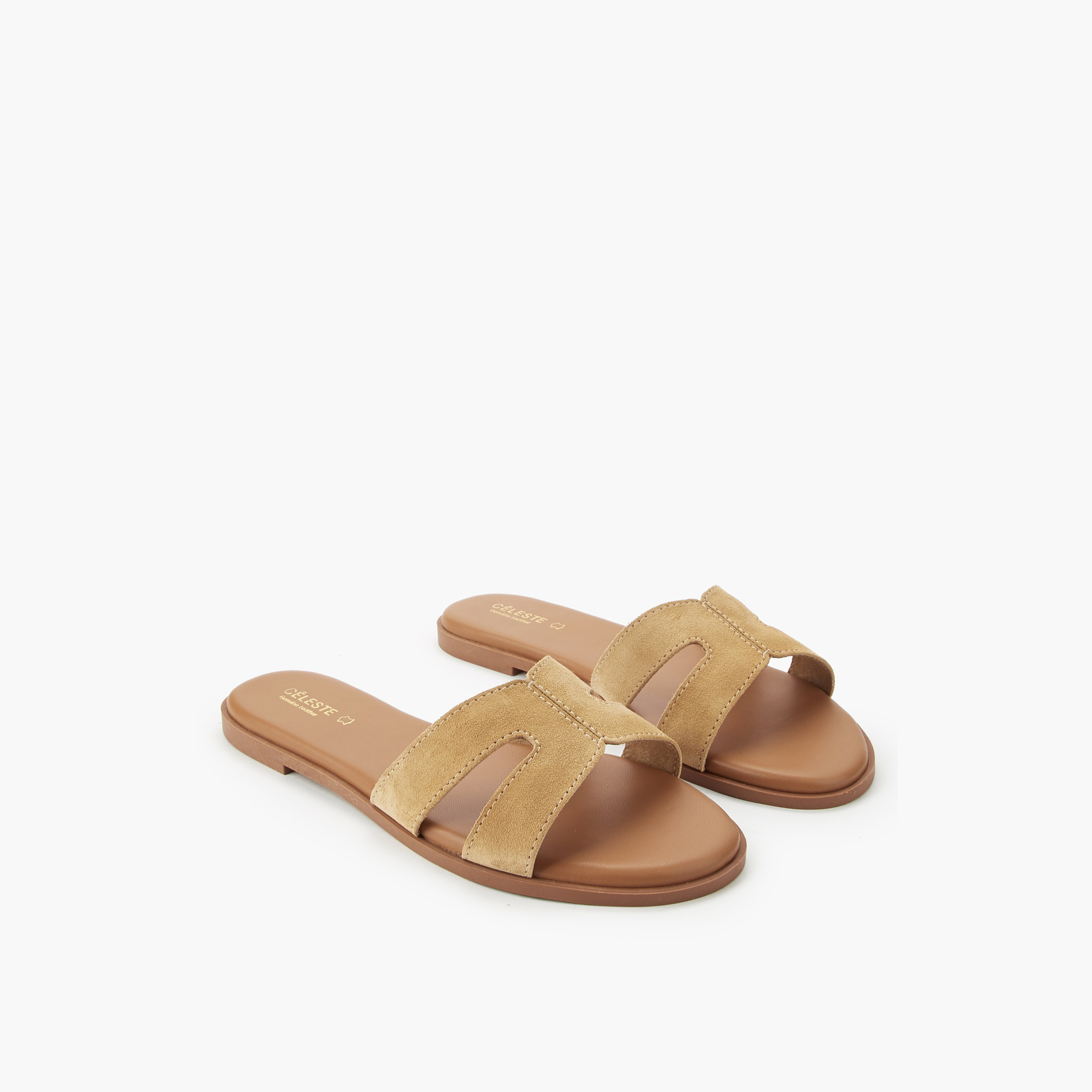 صندل جلد سهل الارتداء للنساء من سيليست-women-shoes-flats-sandals-image-1