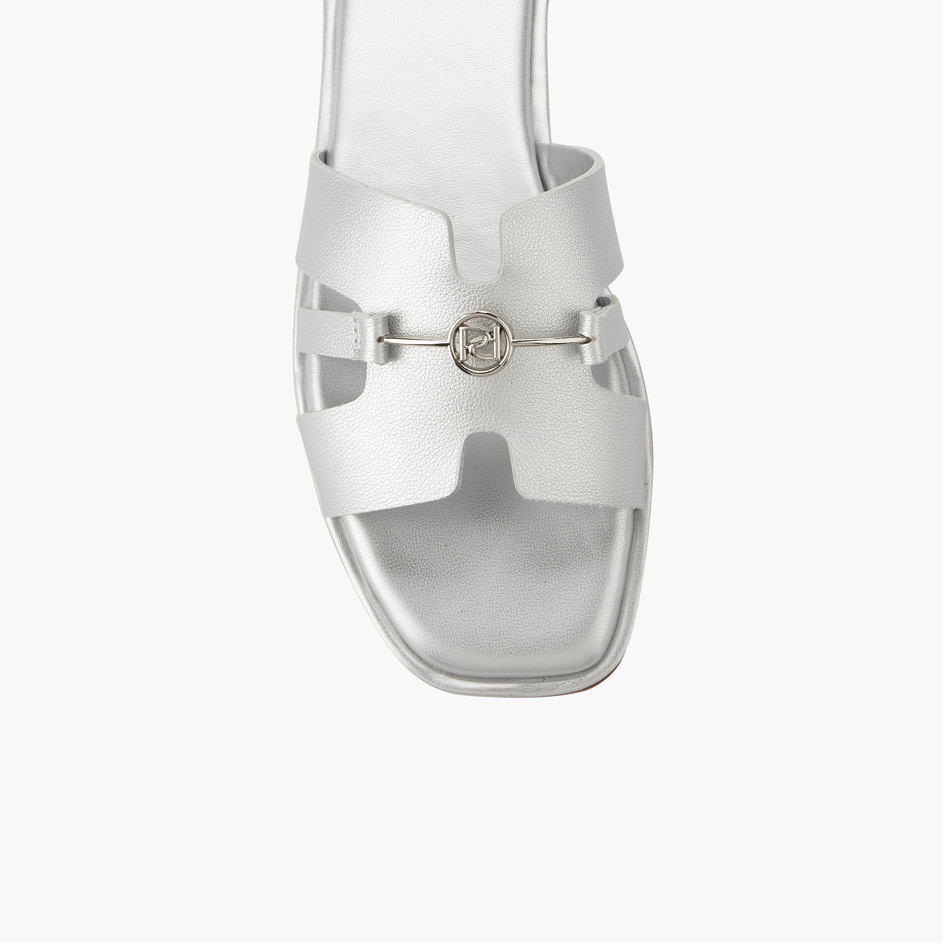 Paprika Women Metallic Accent Slide Sandals-women-shoes-flats-sandals-image-4