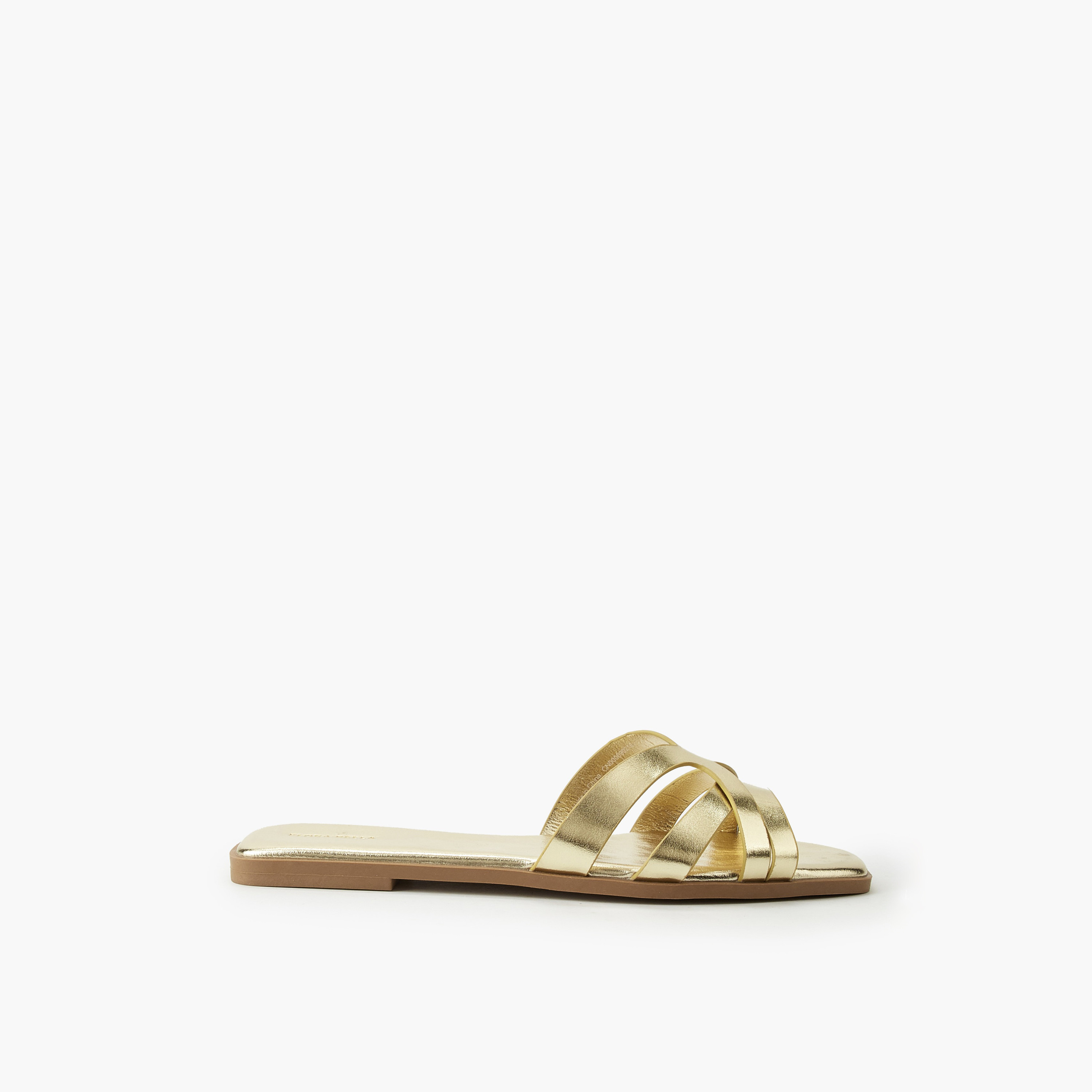 صندل سهل الارتداء بحزام متقاطع للنساء من فلورا بيلا-women-shoes-flats-sandals-image-3