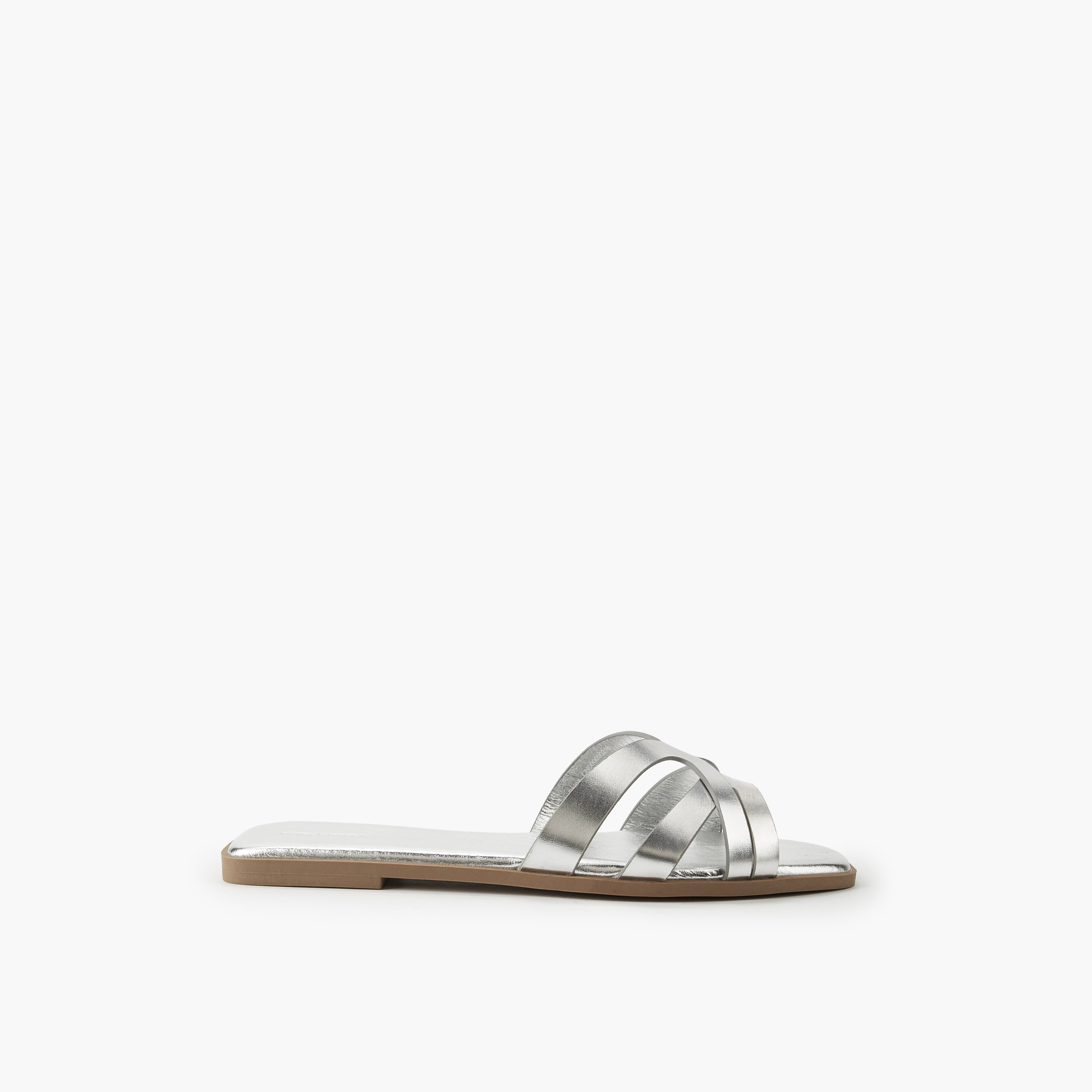 صندل سهل الارتداء بحزام متقاطع للنساء من فلورا بيلا-women-shoes-flats-sandals-image-3