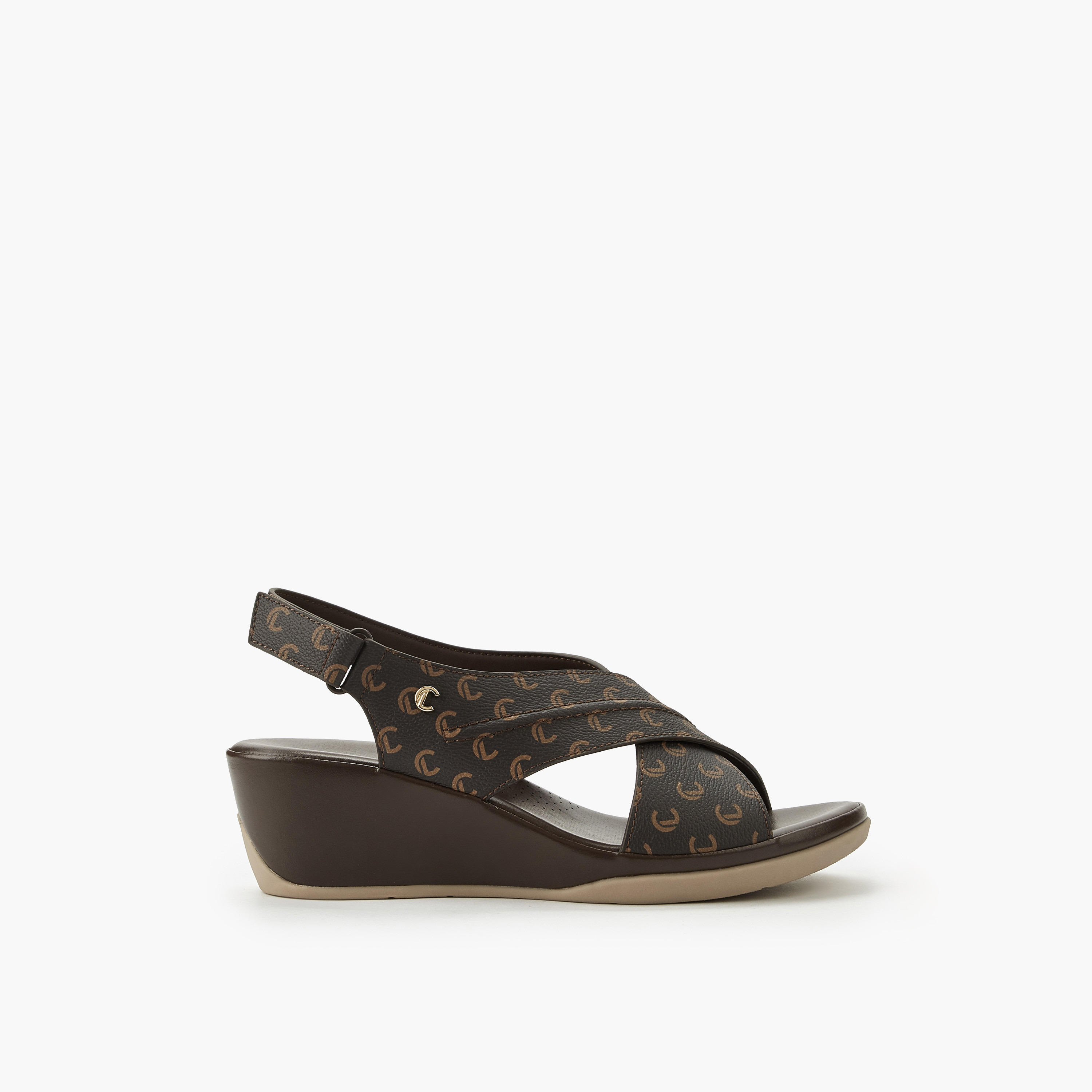 Le Confort Women Wedge Heel Sandals-women-shoes-sandals-heeled-image-2