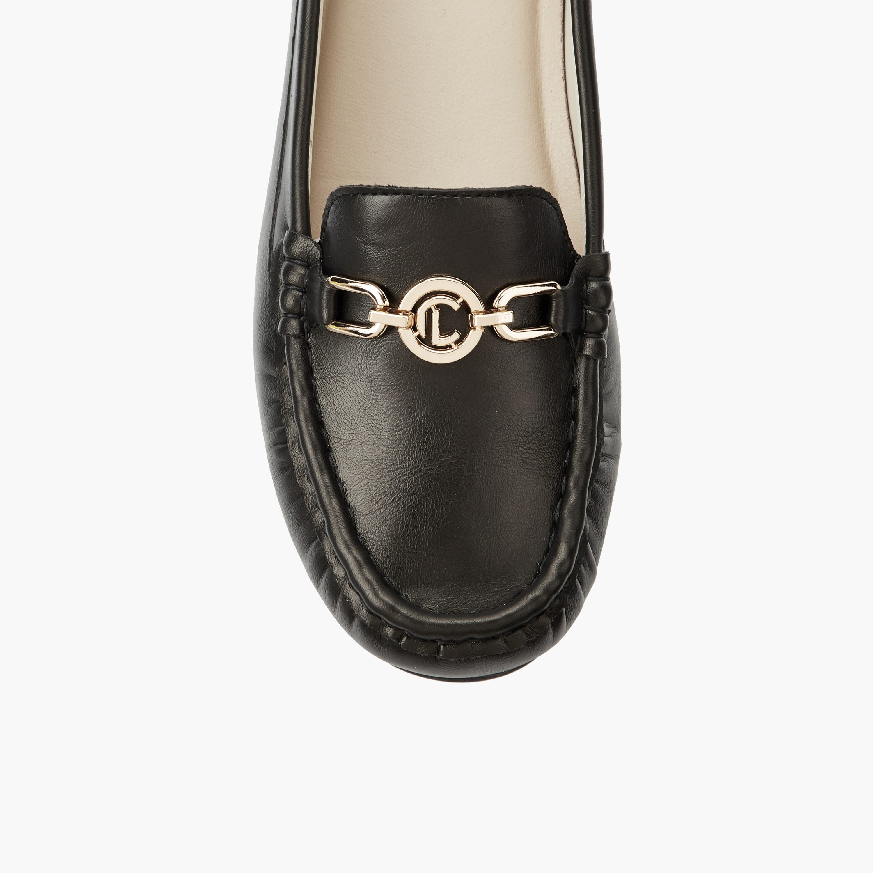 Le Confort Women Wedge Heel Slip-On Loafers-women-shoes-heels-image-4
