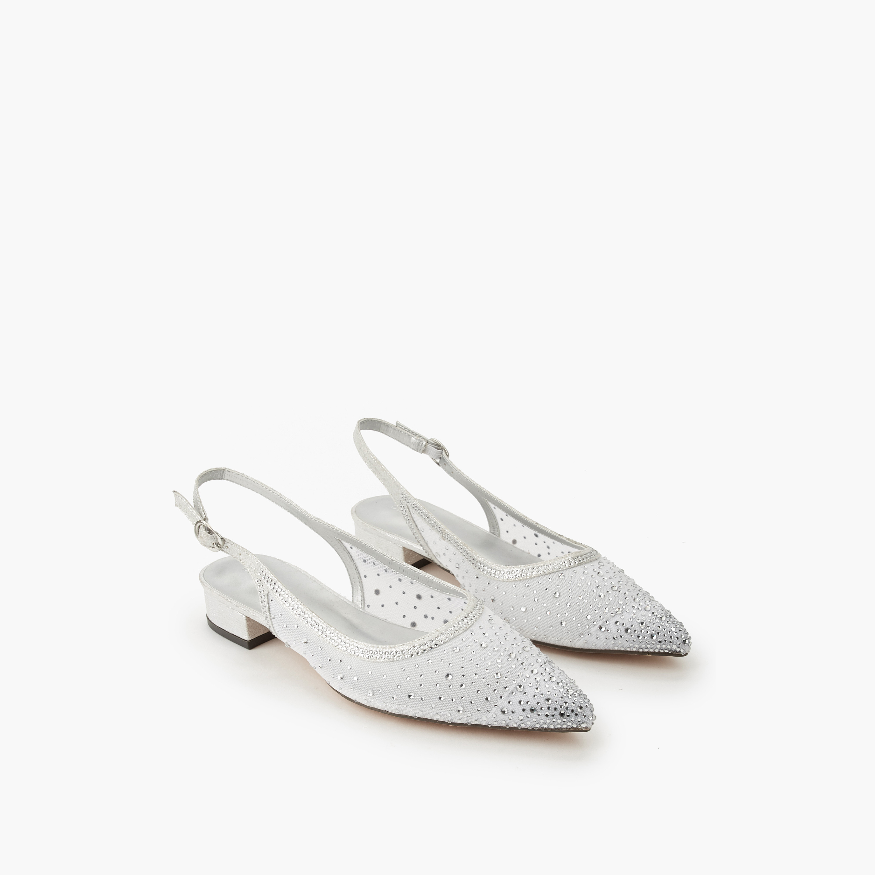Celeste Women Embellished Buckle Closure Pointed Toe Shoes-women-shoes-sandals-heeled-image-1