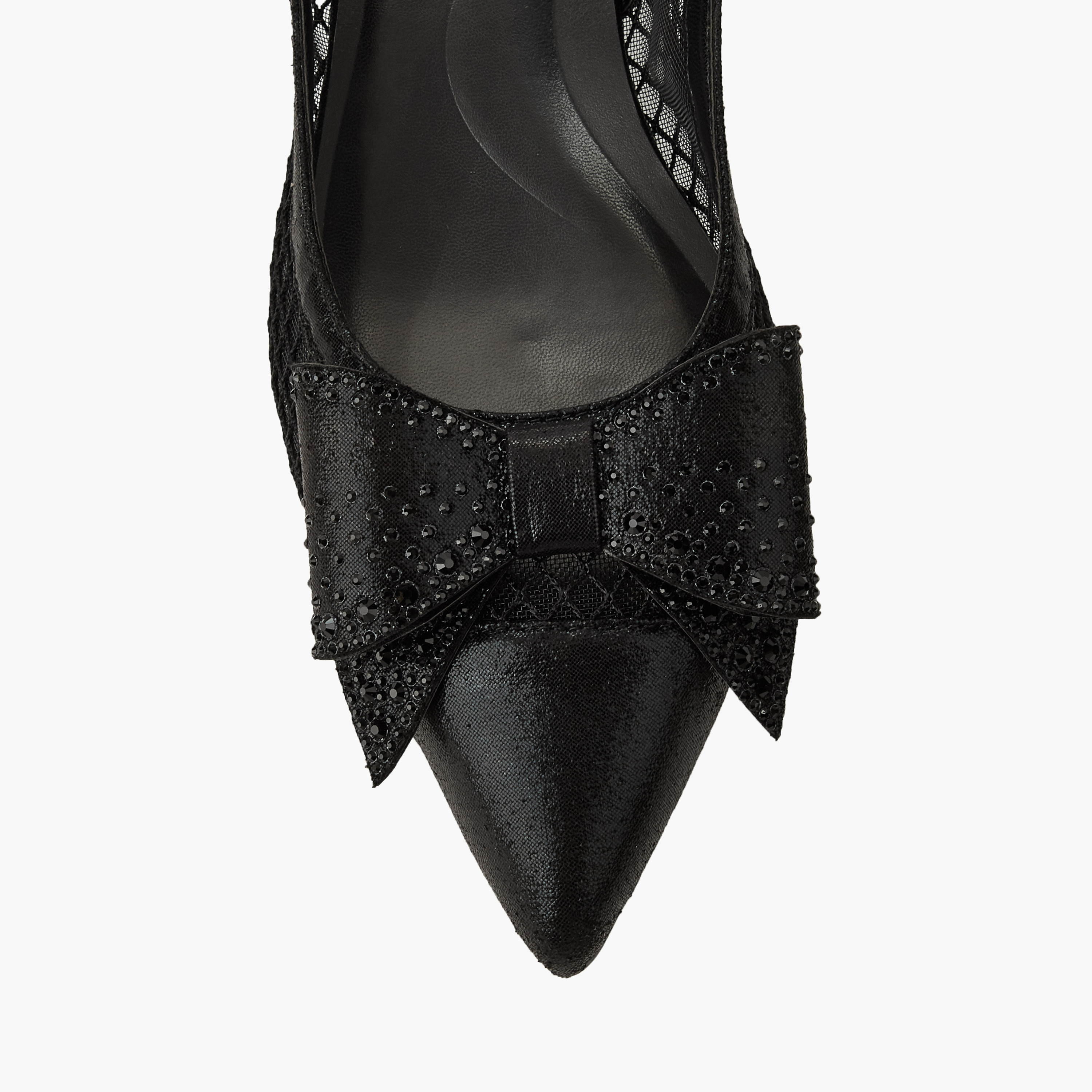 Celeste Women Bow Embellished Buckle Closure Pointed Toe Shoes-women-shoes-sandals-heeled-image-4