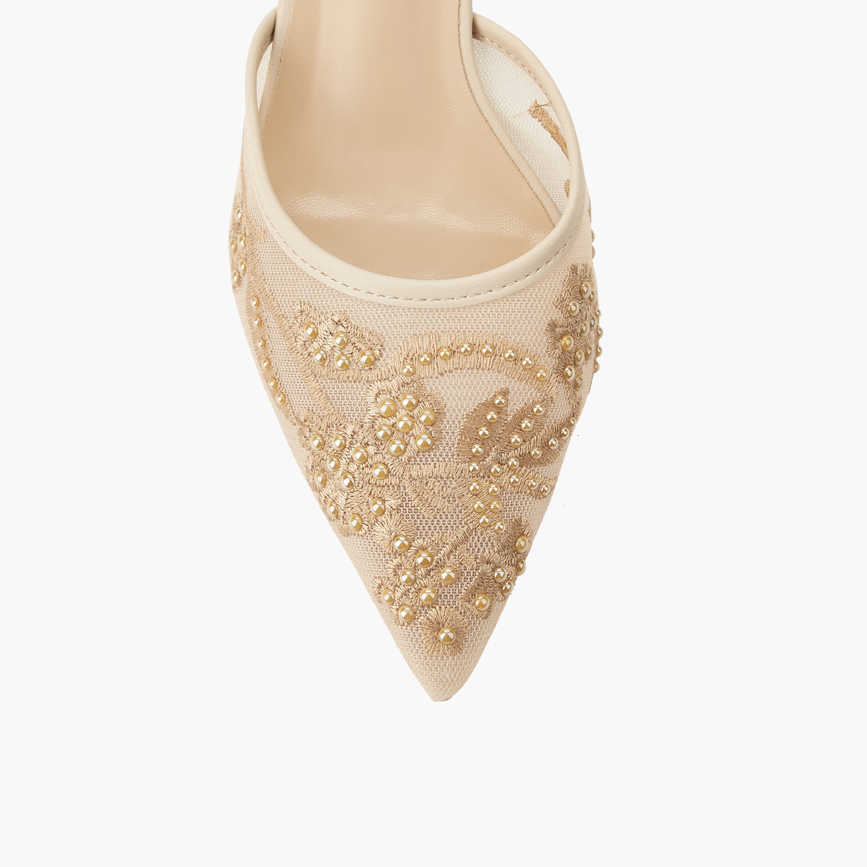 حذاء بمقدمة مدببة وكعب صغير وتزيينات للنساء من سيليست-women-shoes-sandals-heeled-image-4