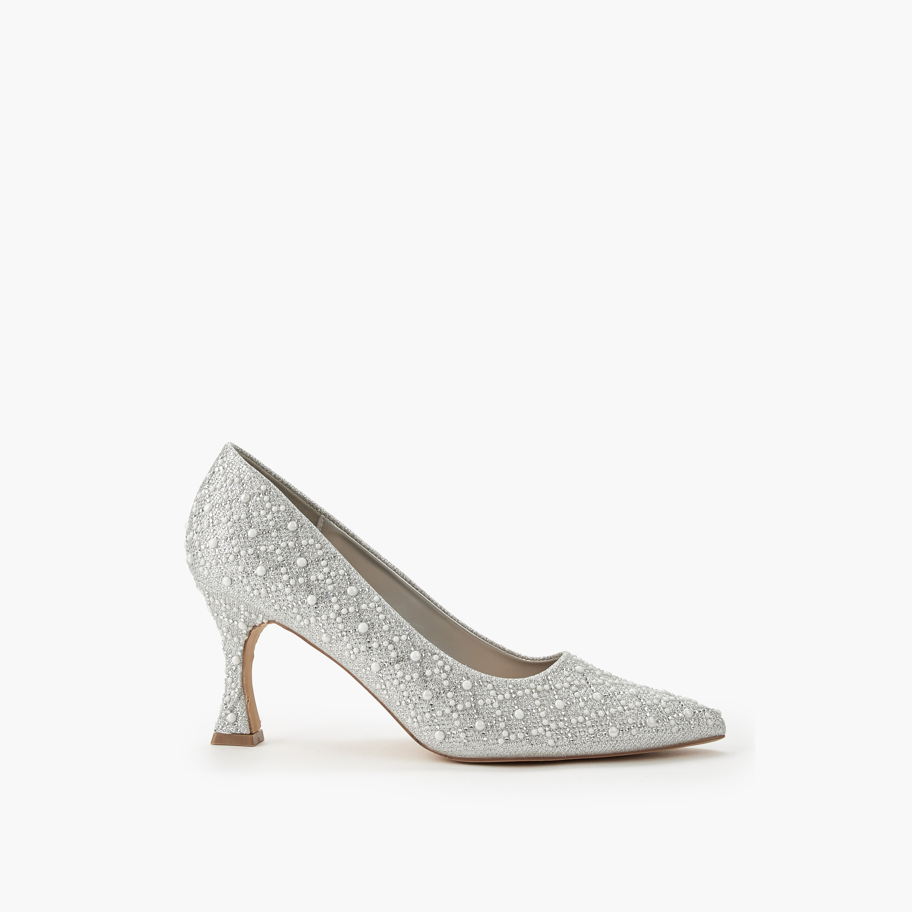 Celeste Women Embellished Flared Heel Pumps-women-shoes-sandals-heeled-image-3