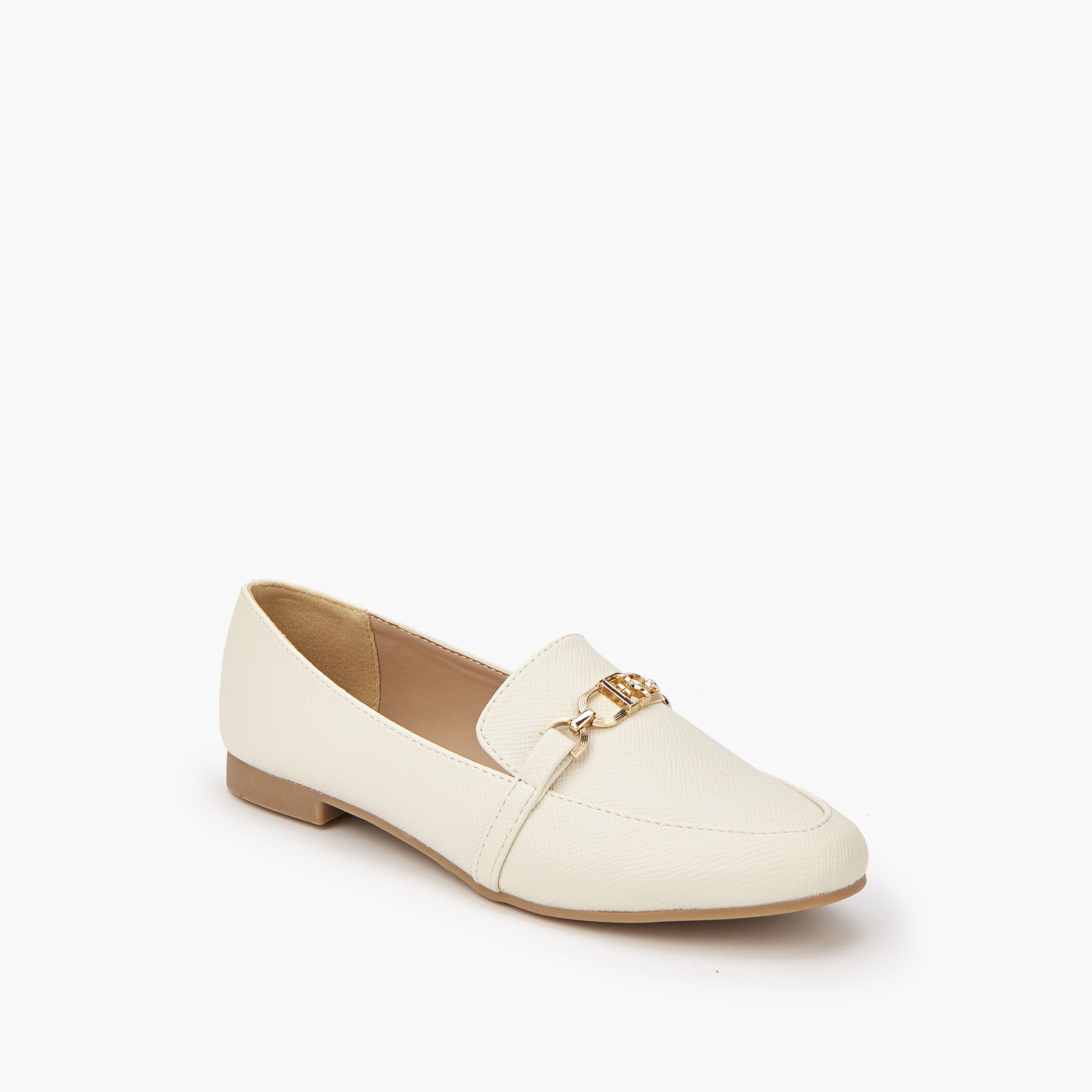 حذاء سهل الارتداء وبارز الملمس بسلسلة من فلورا بيلا-women-shoes-loafersandmoccasins-image-3