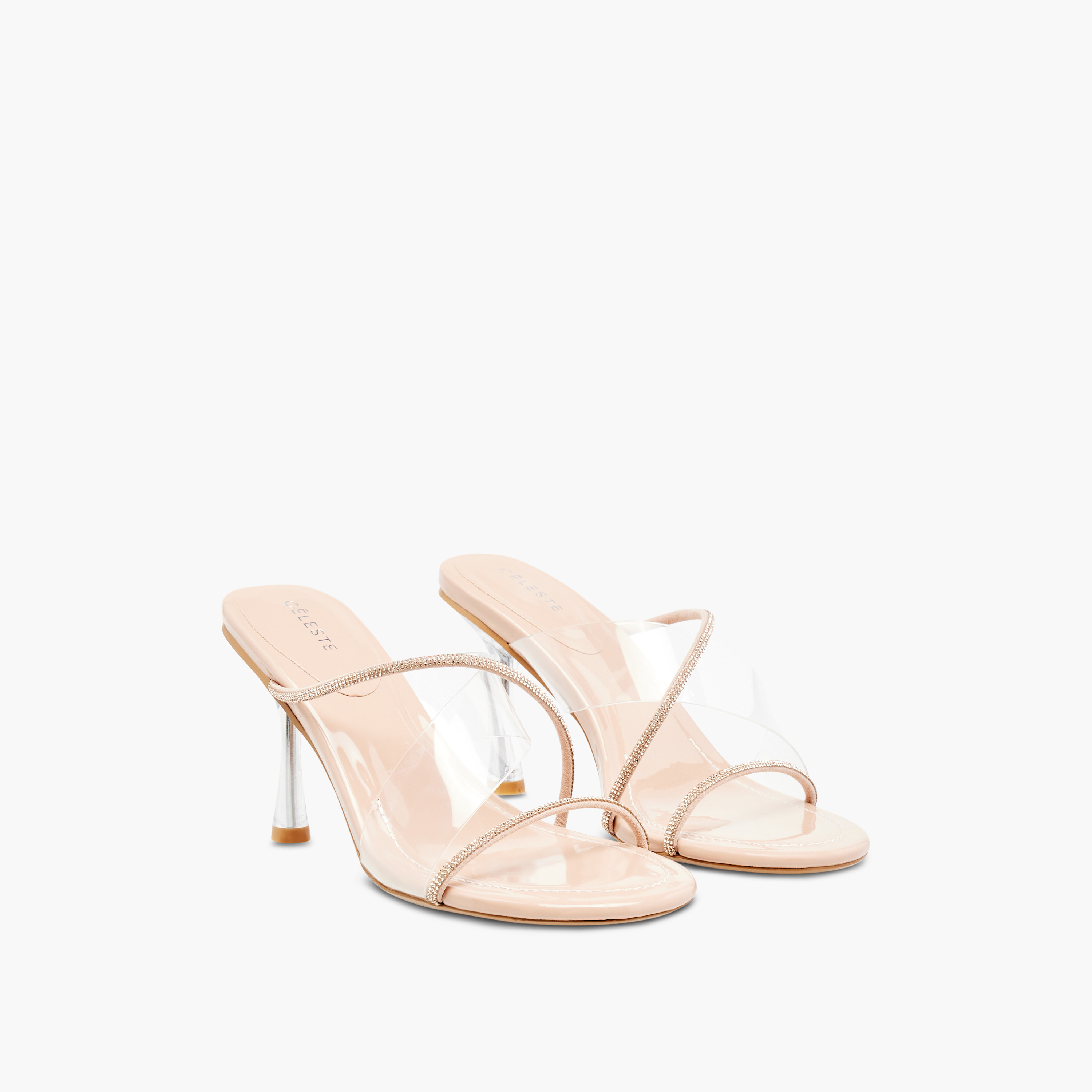 Celeste Women's Studded Slip-On Sandals with Stiletto Heels-women-shoes-sandals-heeled-image-1