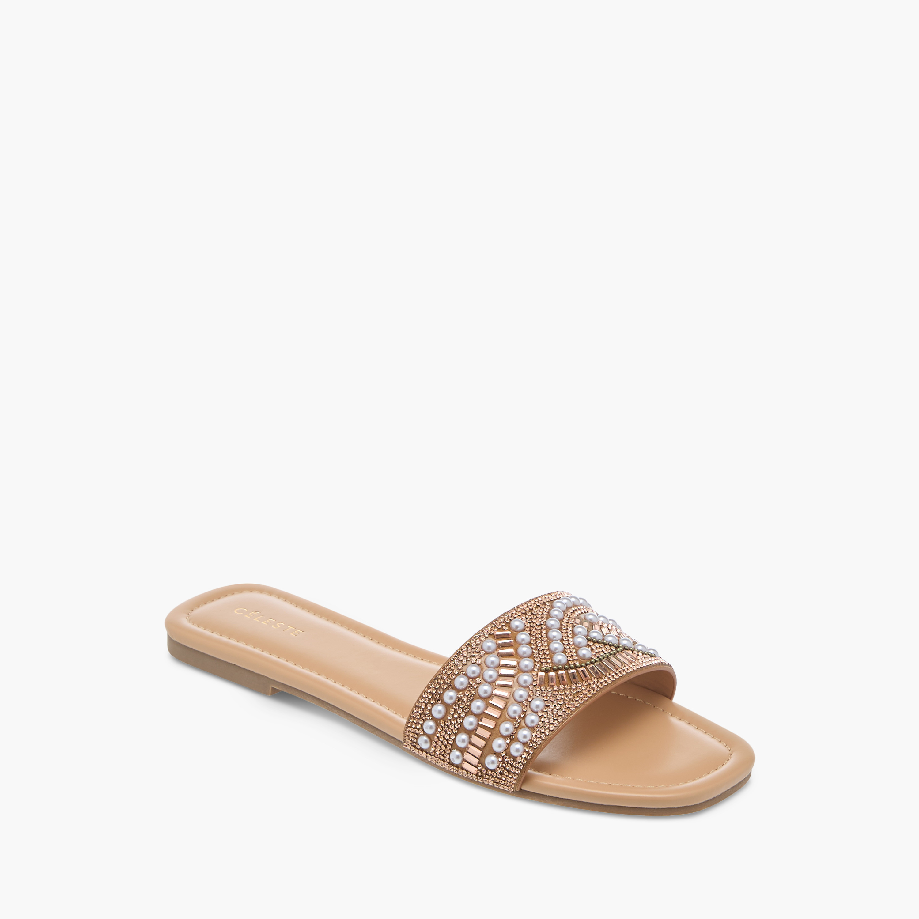 Celeste Women's Embellished Slip-On Flat Sandals-women-shoes-flats-sandals-image-2