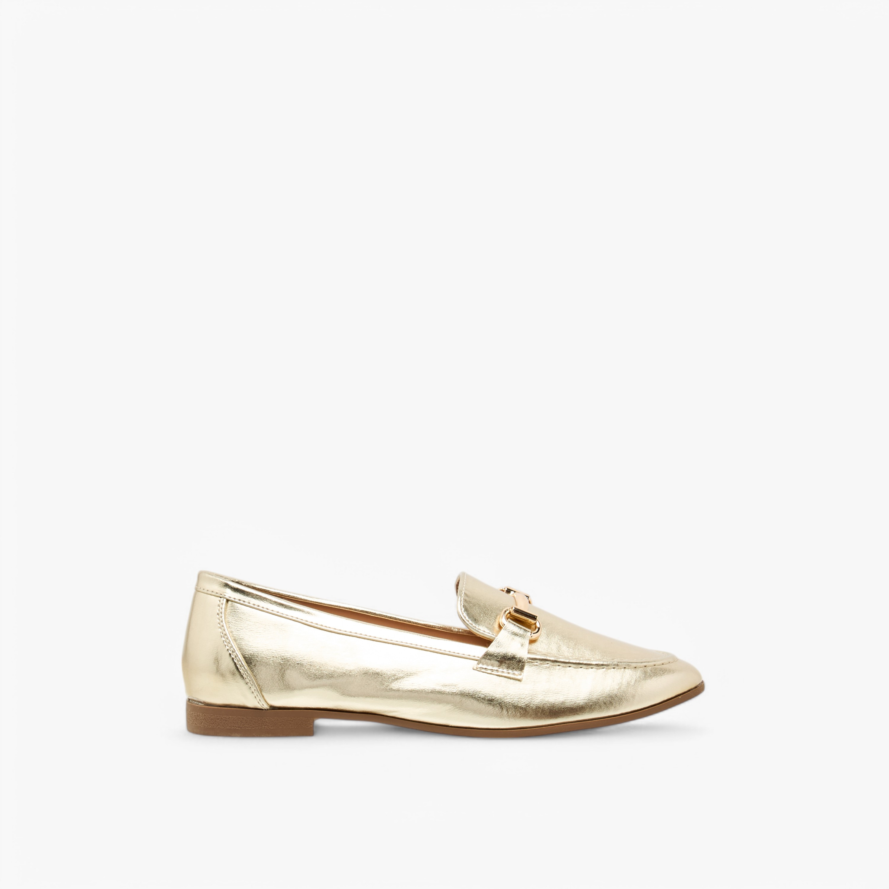 Celeste Women's Metallic Pointed Toe Loafers with Metal Accent-women-shoes-loafersandmoccasins-image-3