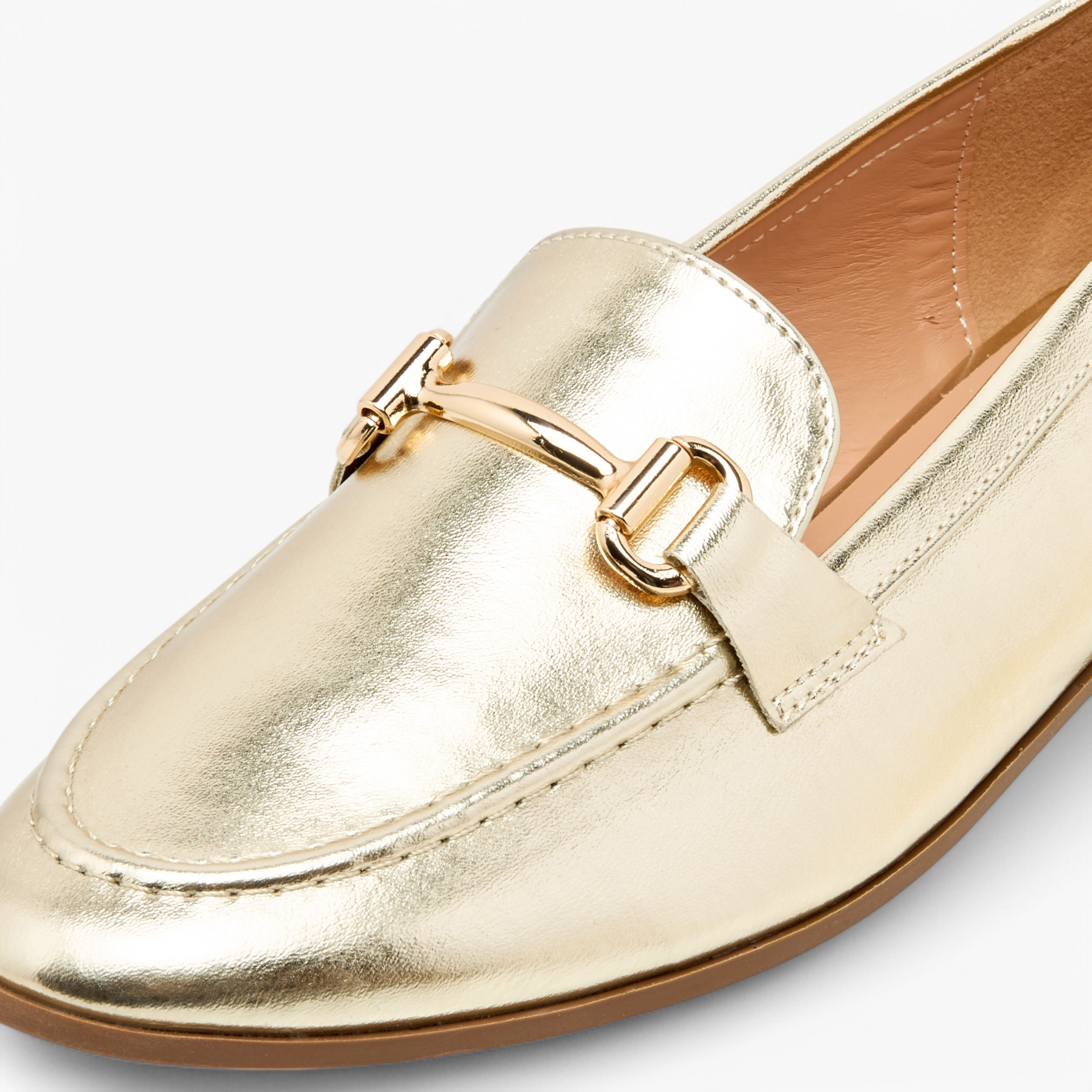 Celeste Women's Metallic Pointed Toe Loafers with Metal Accent-women-shoes-loafersandmoccasins-image-4