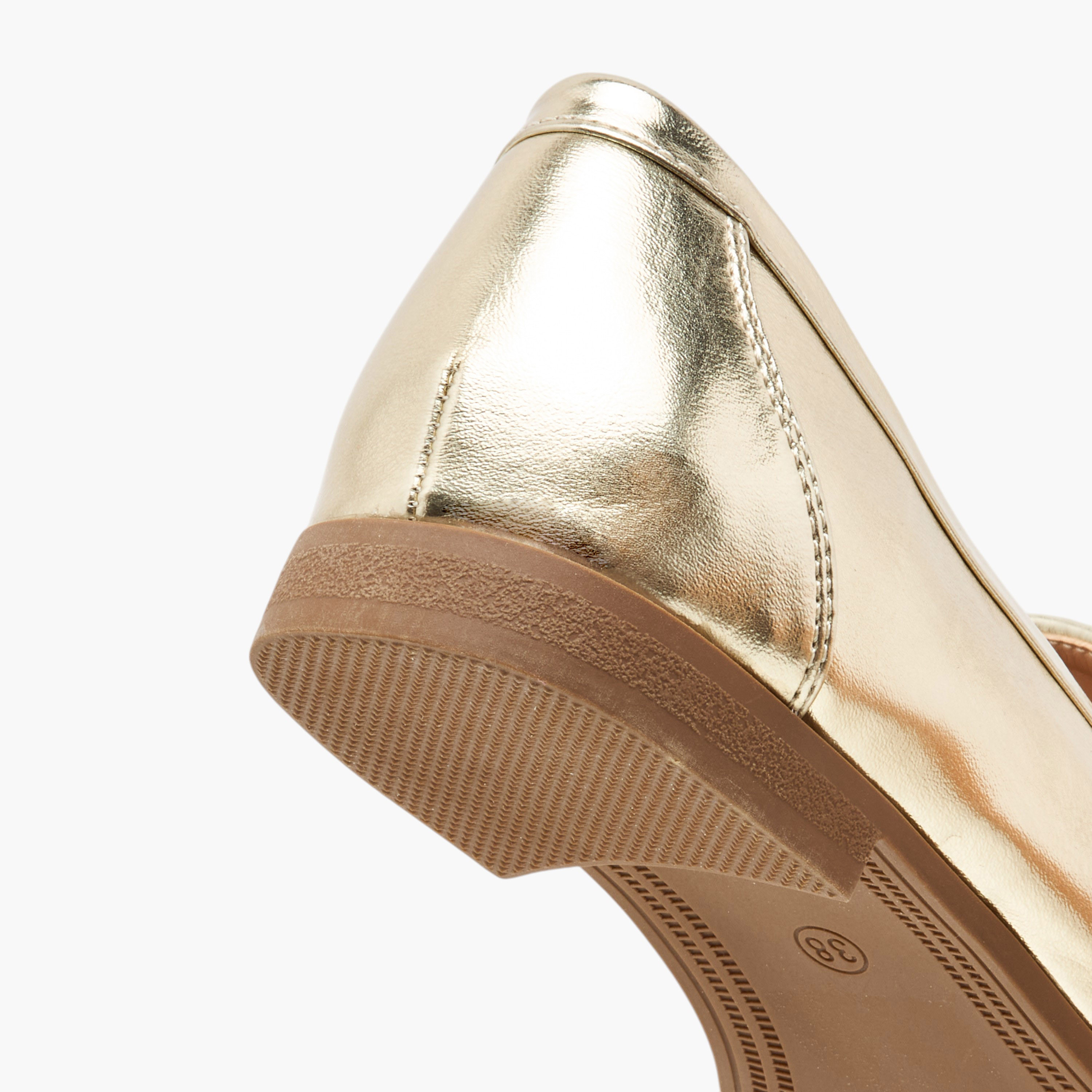Celeste Women's Metallic Pointed Toe Loafers with Metal Accent-women-shoes-loafersandmoccasins-image-5