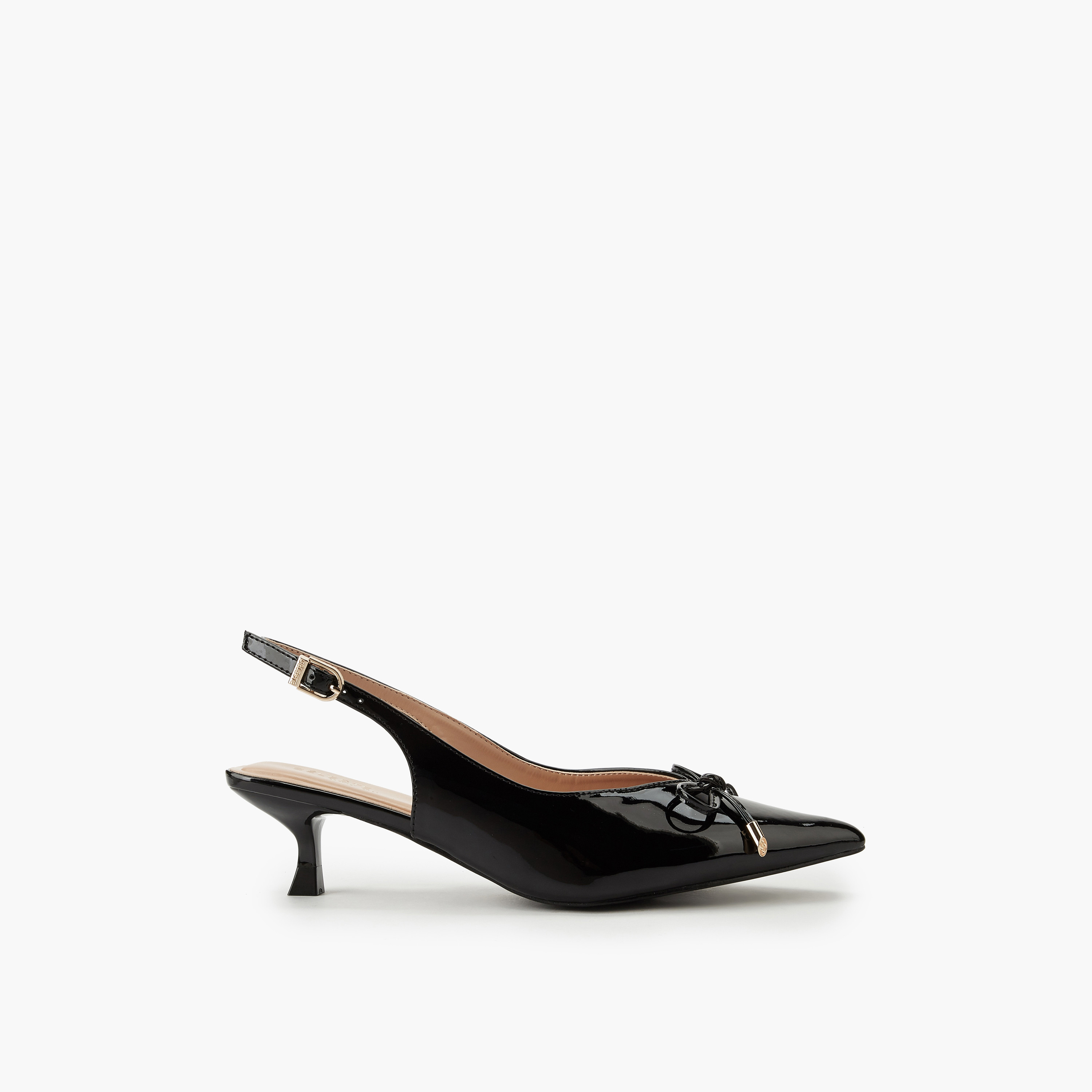 Celeste Women Bow Detail Kitten Heel Shoes-women-shoes-heels-image-3