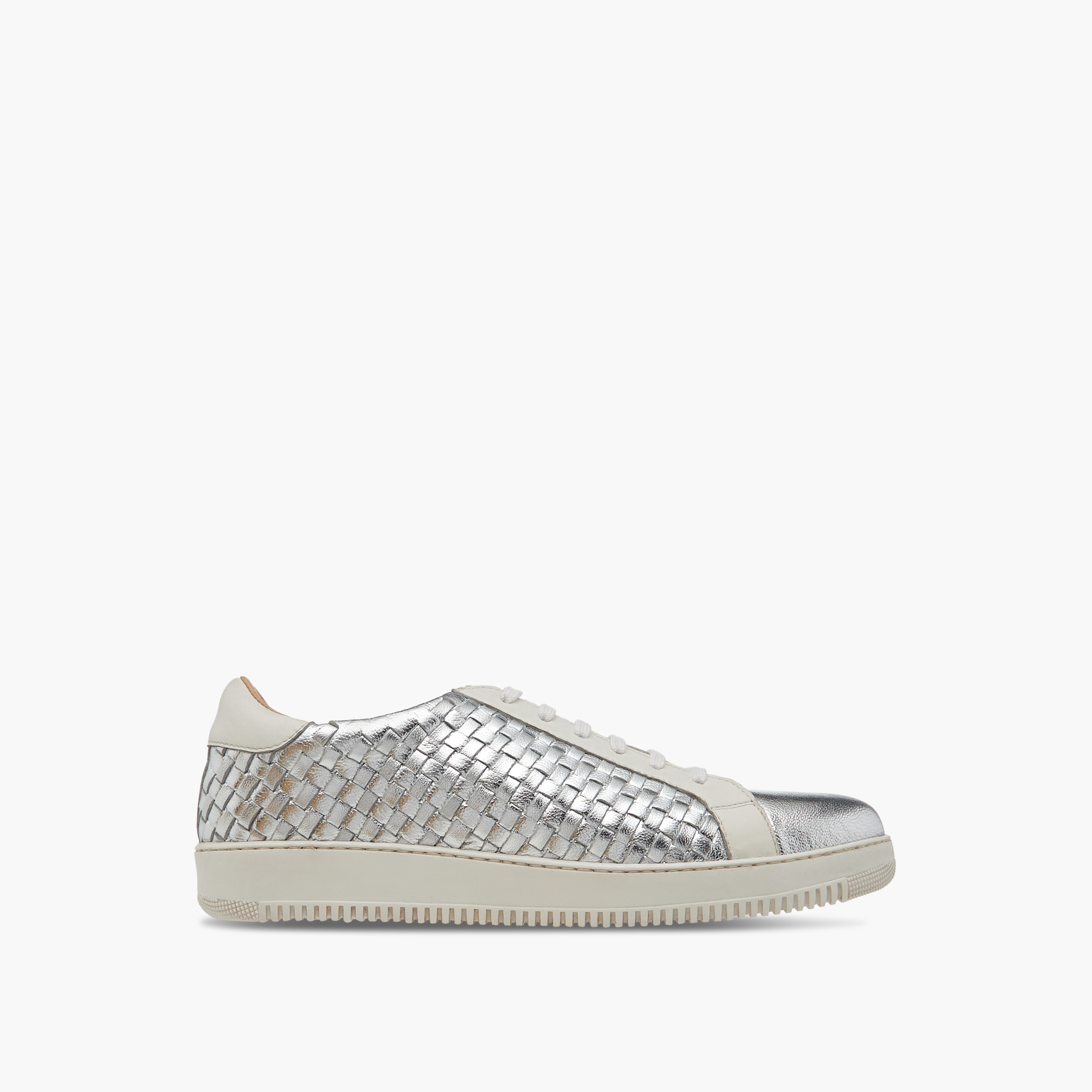 Paprika Quilted Sneakers with Lace-Up Closure-women-shoes-sneakers-image-3