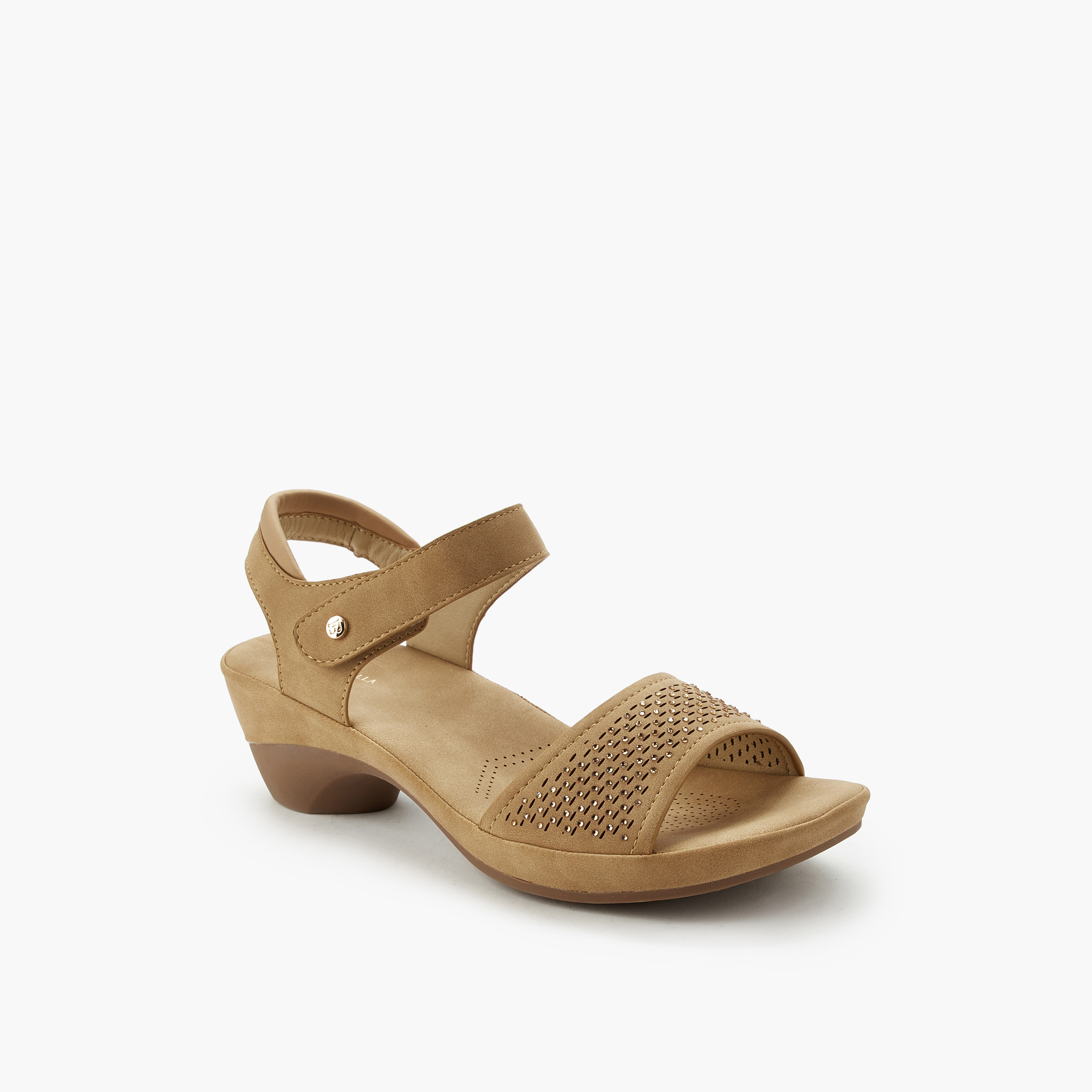 صندل بحزام وكعب عريض للنساء من فلورا بيلا-women-shoes-sandals-heeled-image-2