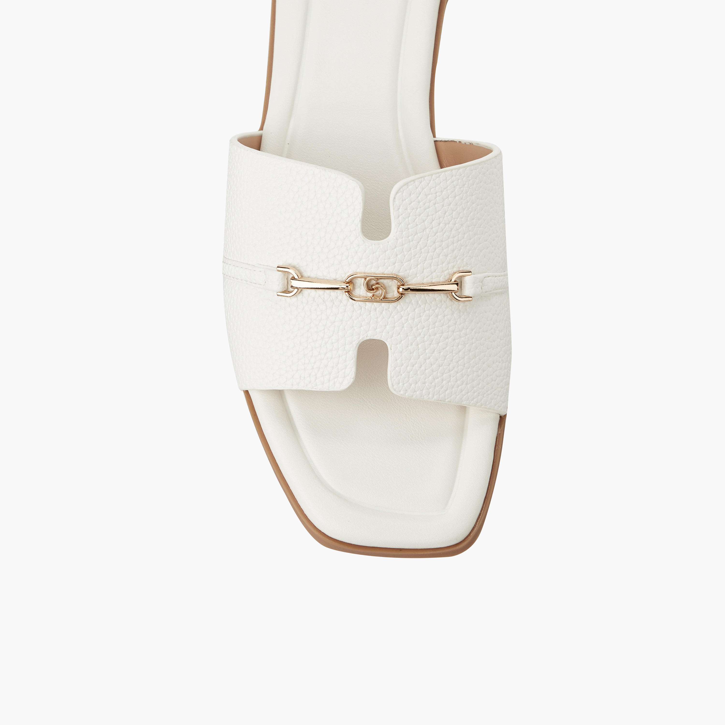 Celeste Women Metal Accent Slip-On Sandals-women-shoes-flats-sandals-image-5