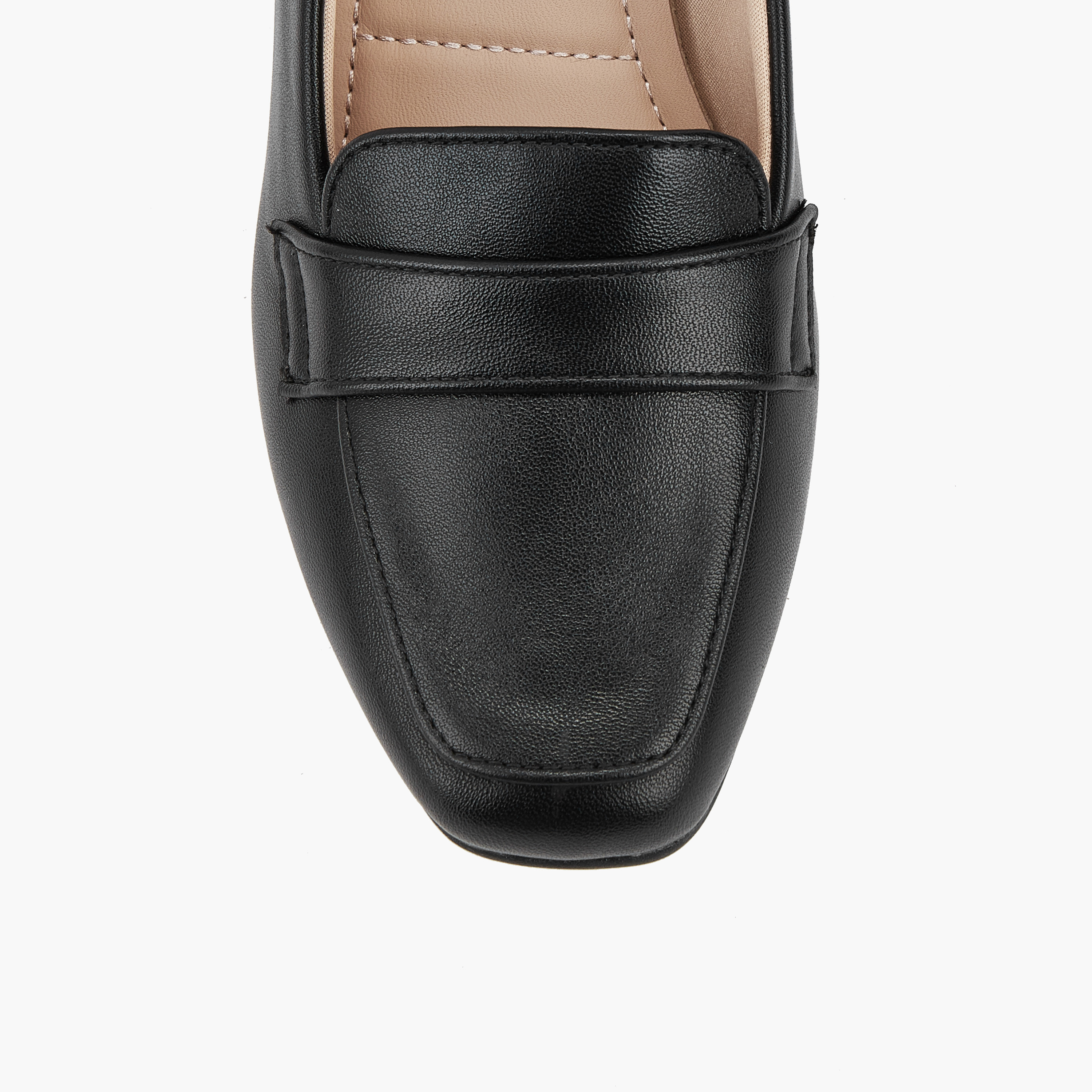 Flora Bella Solid Slip-On Loafers with Block Heel-women-shoes-heels-image-4