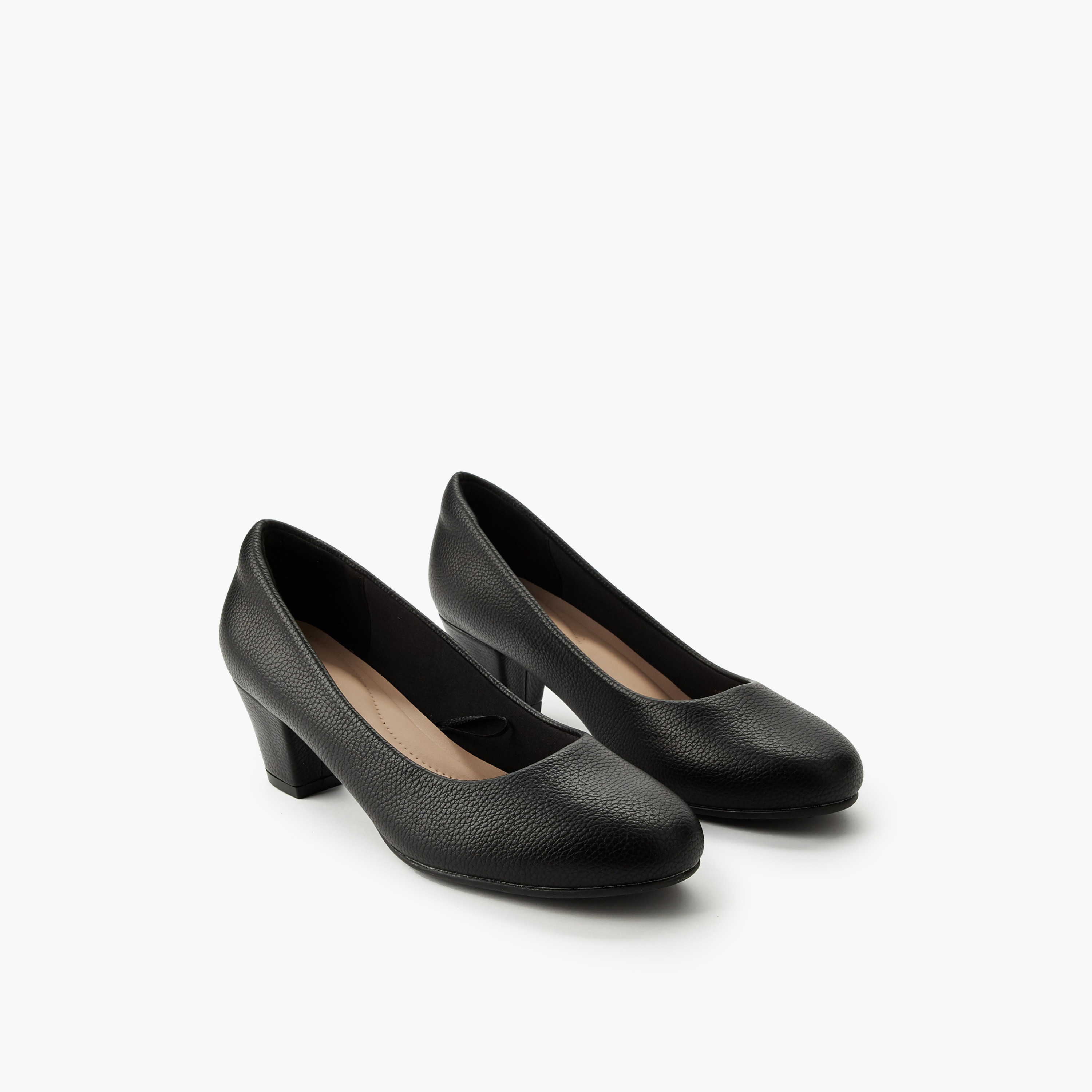 حذاء كلاسيكي بكعب عريض للنساء من فلورا بيلا-women-shoes-heels-image-1