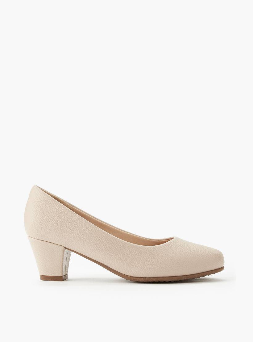 حذاء كلاسيكي بكعب عريض للنساء من فلورا بيلا-women-shoes-heels-image-3
